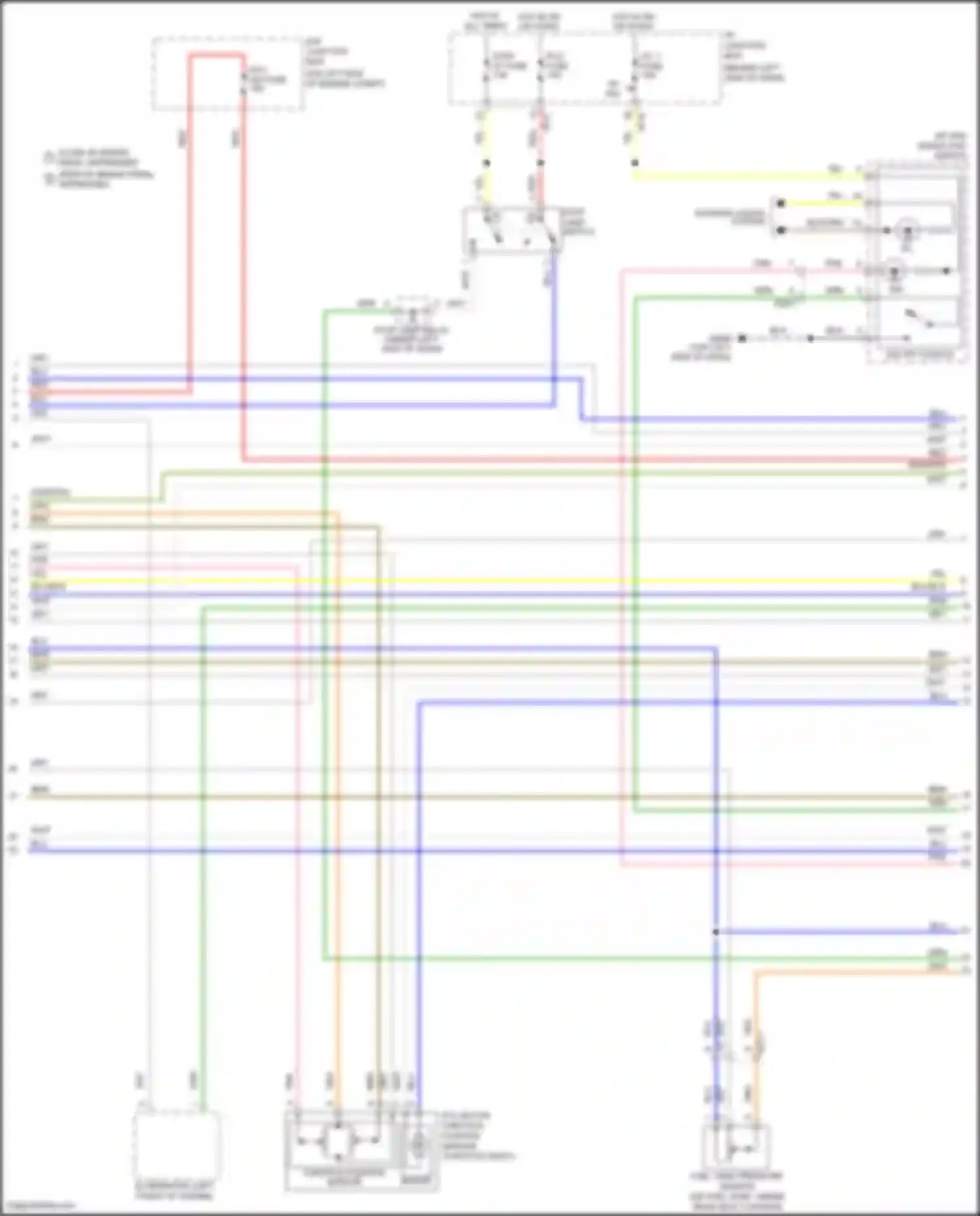 Rio Kia III (2011-2015): Wiring diagram engine performance 1.6l, mfi control circuit, a/t (6 of 7)