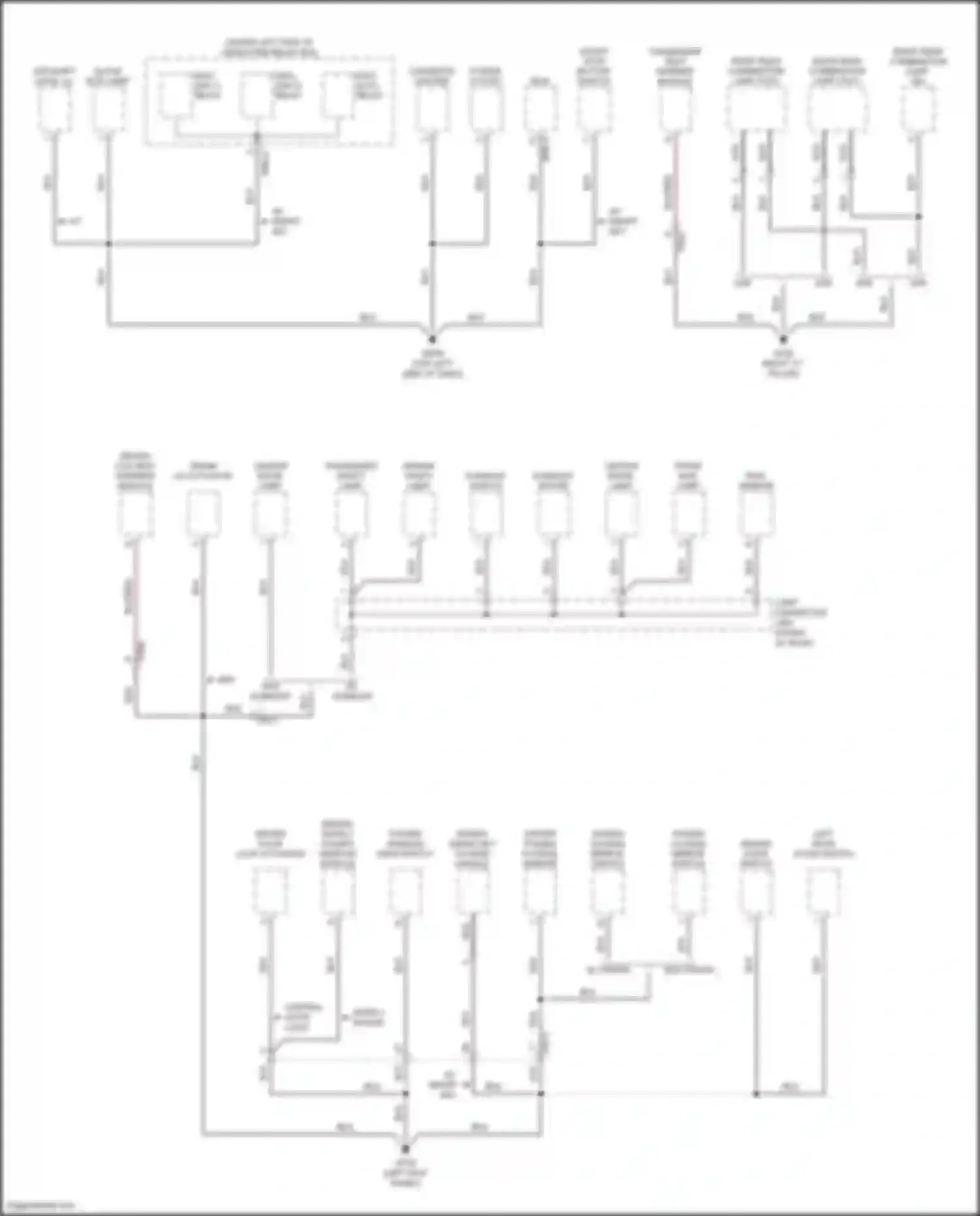 Rio Kia III (2011-2015): Ground distribution circuit (2 of 4)