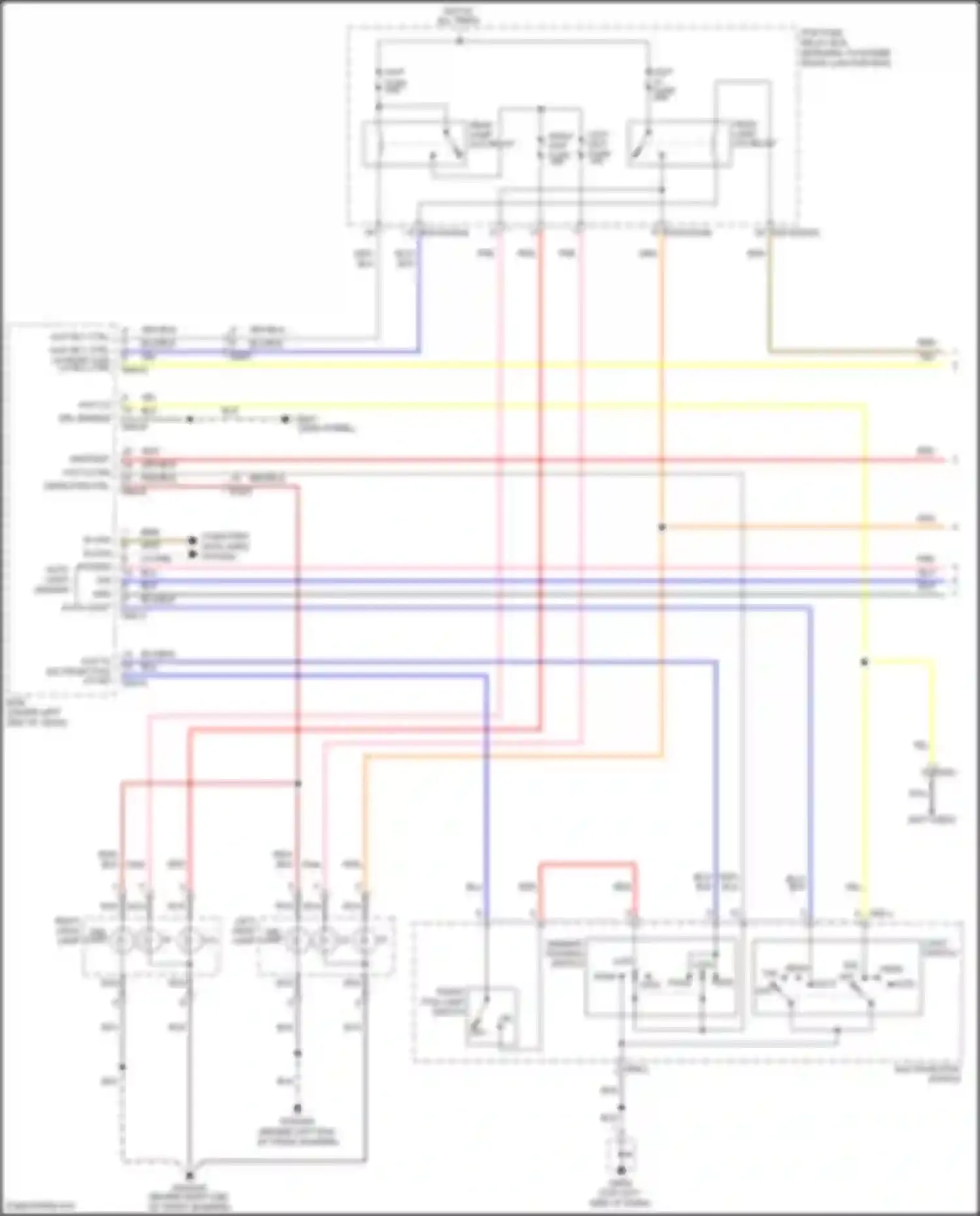 Rio Kia III (2011-2015): Headlights circuit, w/ drl (1 of 2)