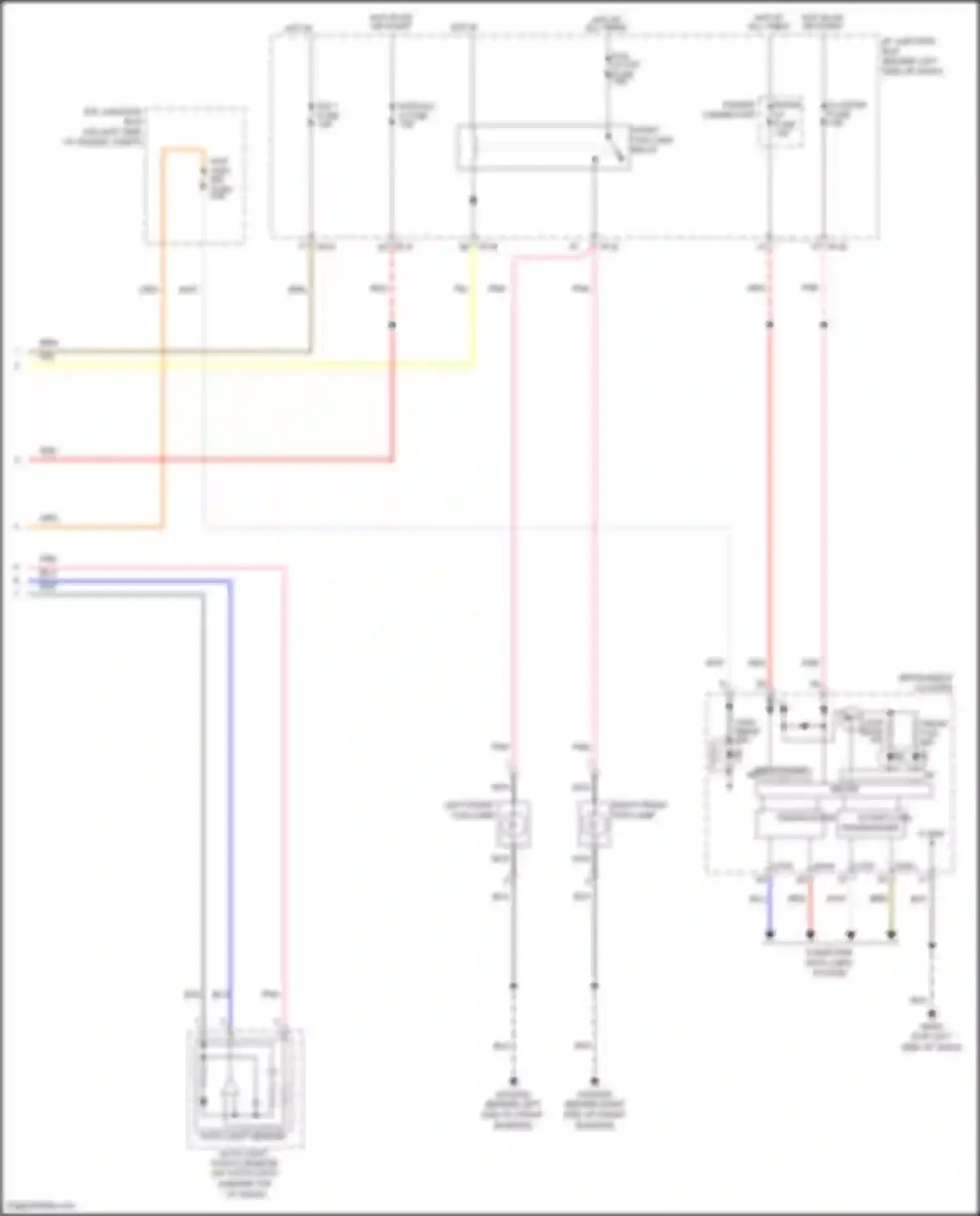 Rio Kia III (2011-2015): Headlights circuit, w/ drl (2 of 2)