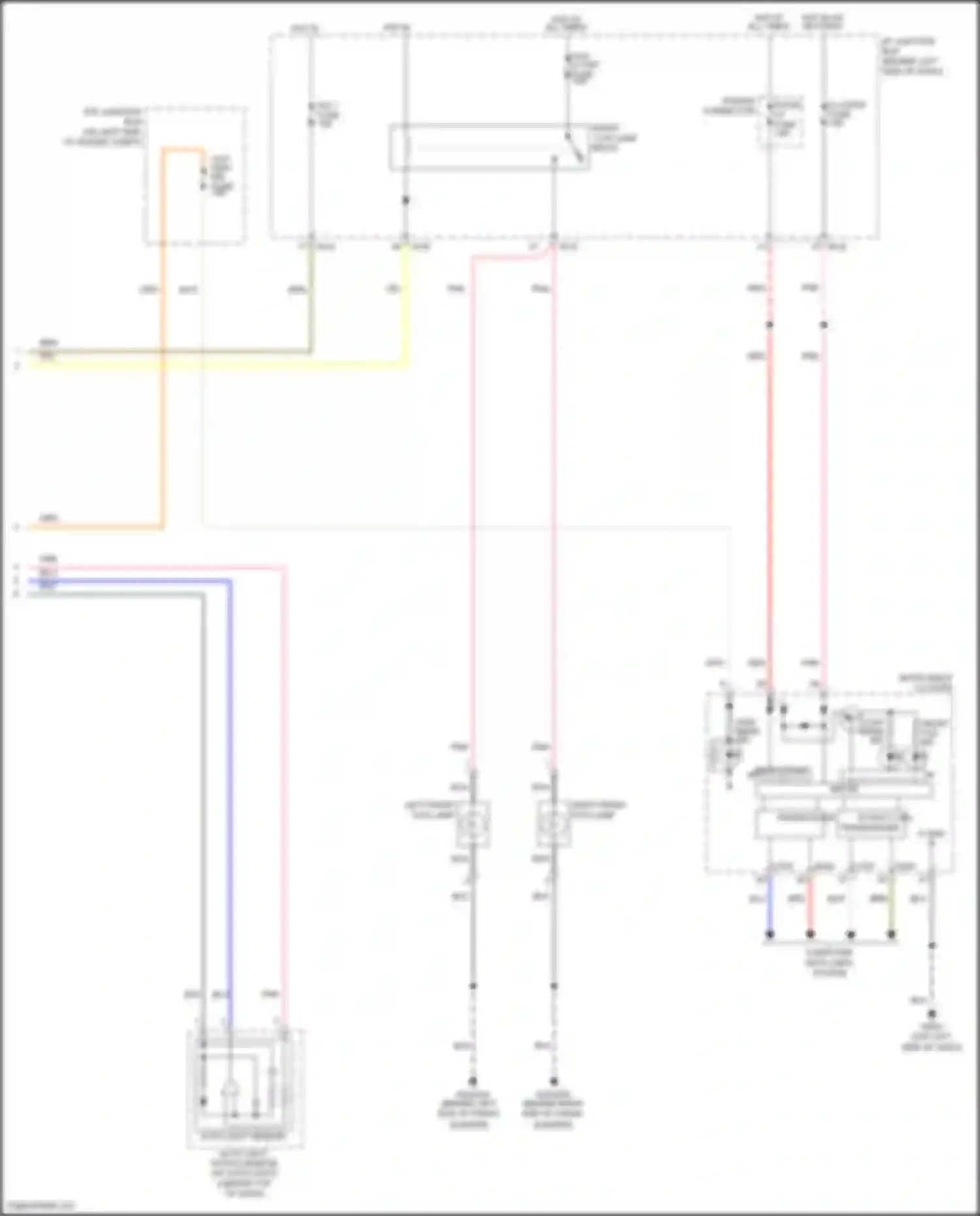 Rio Kia III (2011-2015): Headlights circuit, w/o drl (2 of 2)
