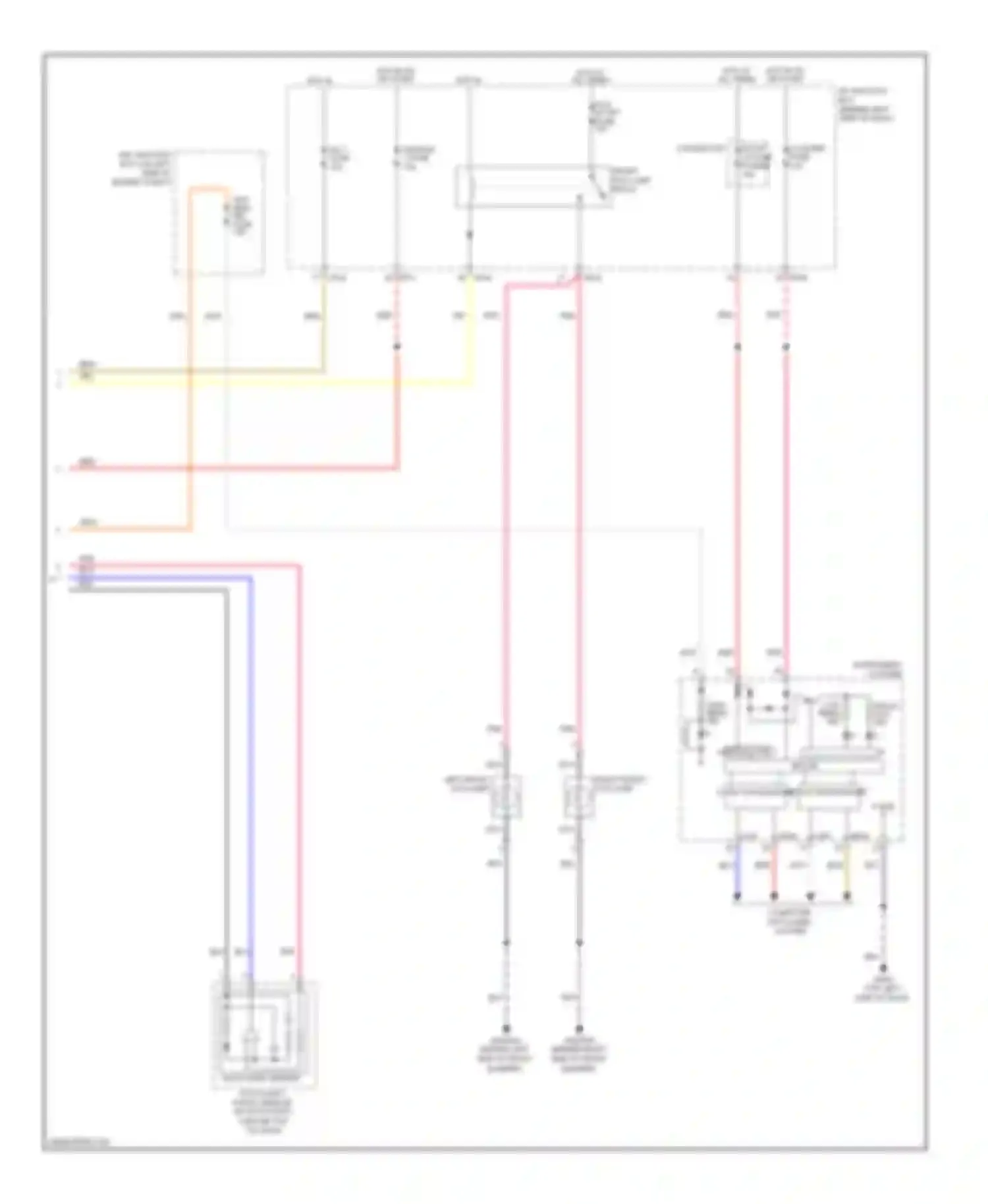 Rio Kia III (2011-2015): Headlights circuit, with drl (2 of 2)
