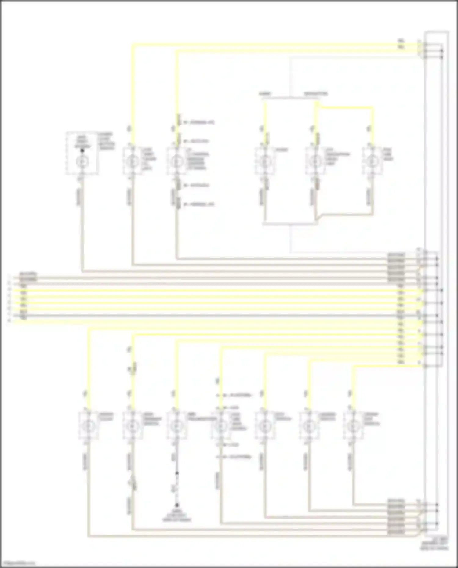 Rio Kia III (2011-2015): Instrument illumination circuit (2 of 2)