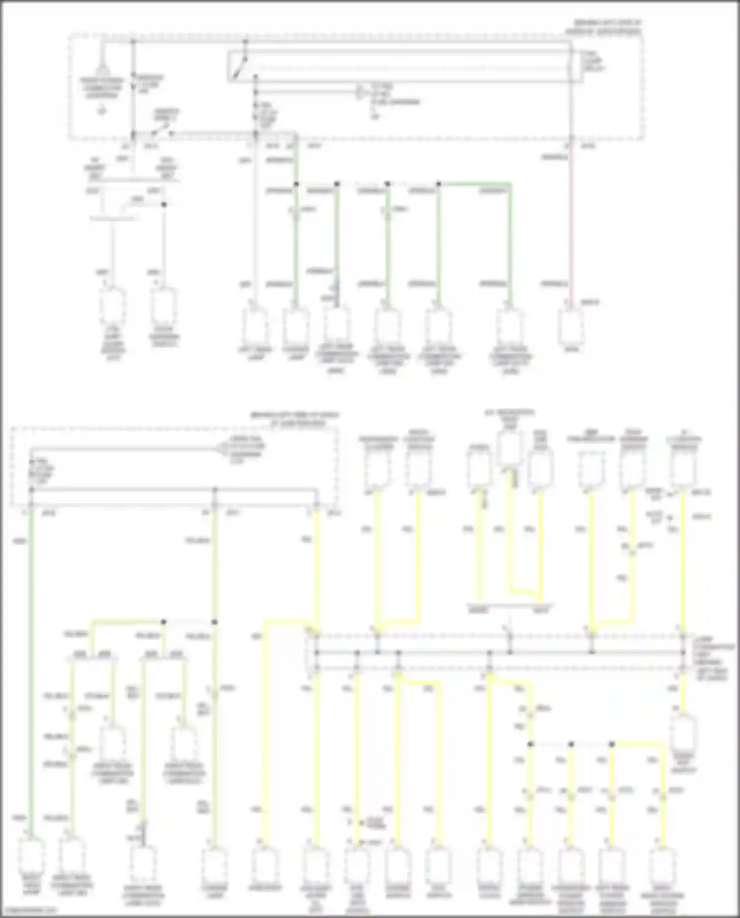 Rio Kia III (2011-2015): Power distribution circuit (2 of 5)