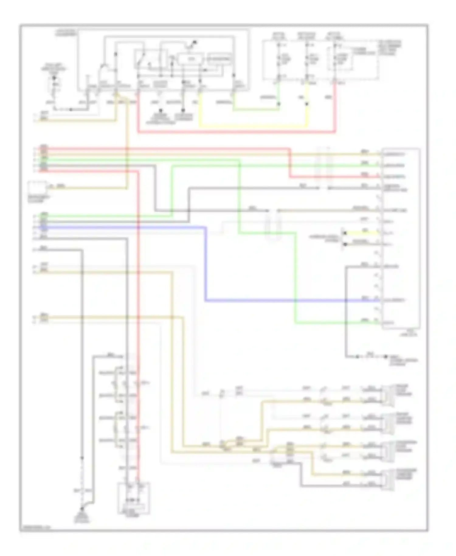 Rio Kia III (2011-2015): Platform audio circuit, without navigation (2 of 2)
