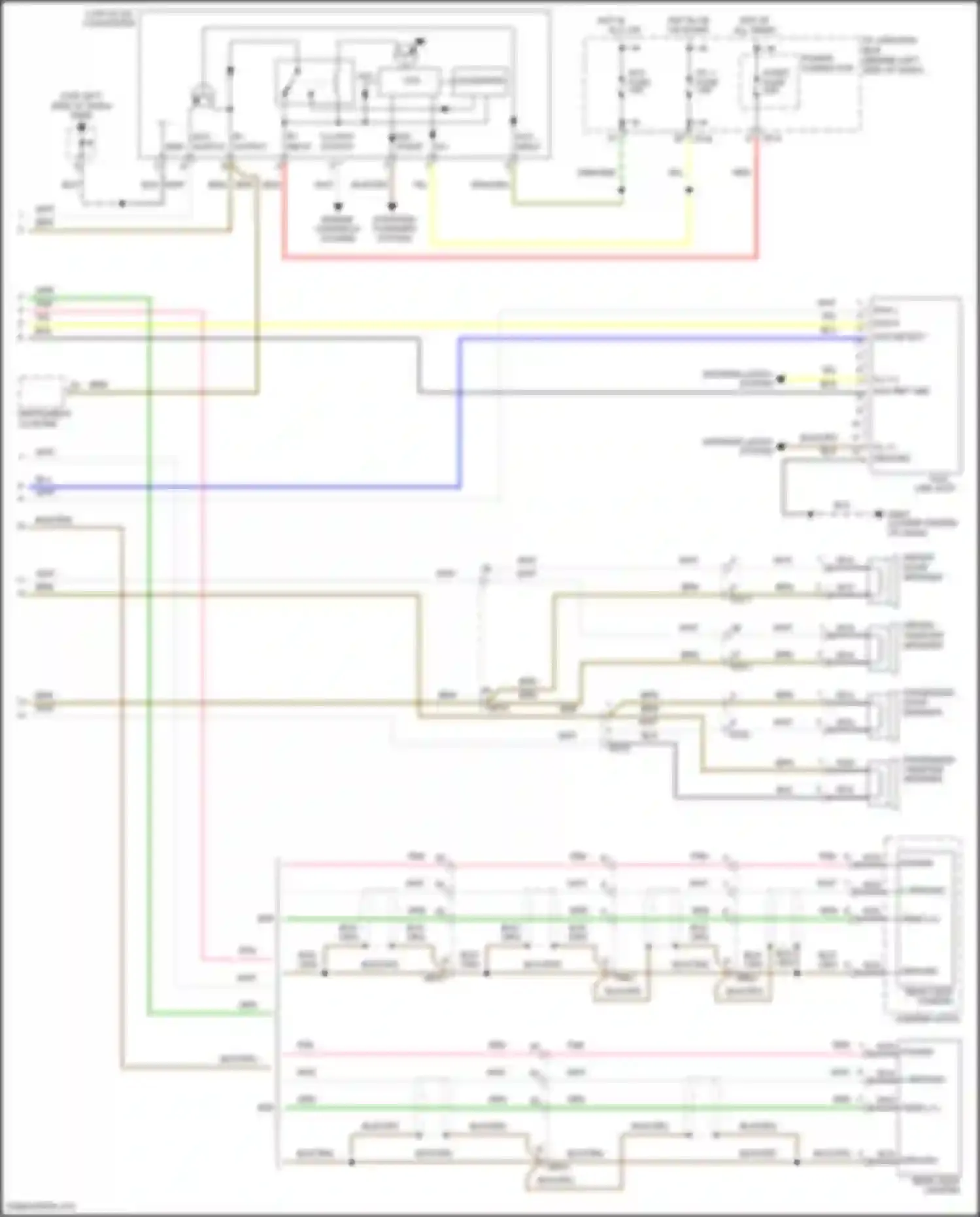 Rio Kia III (2011-2015): Uvo audio circuit, w/o navigation (2 of 2)