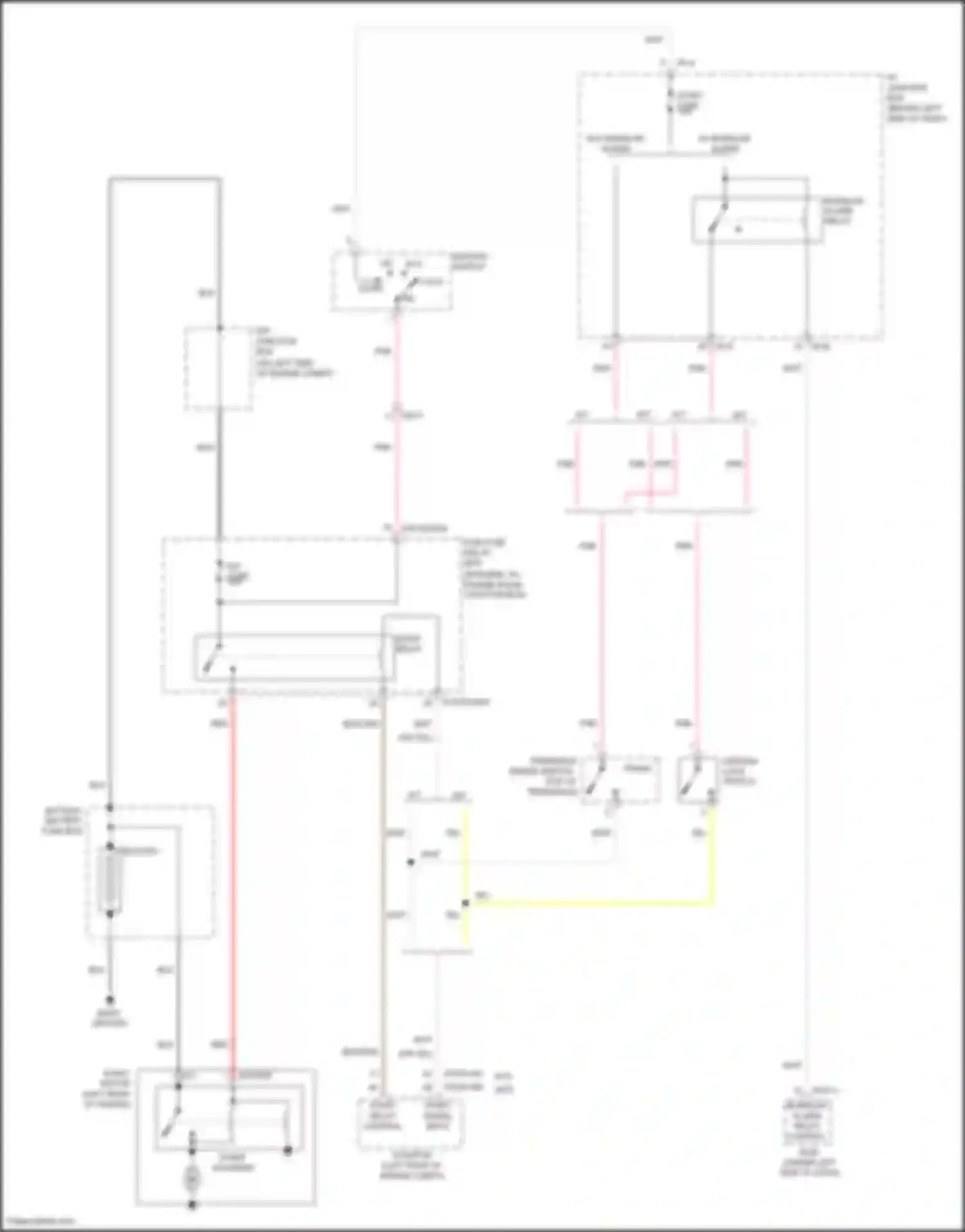 Rio Kia III (2011-2015): Starting circuit, w/o smart key & w/o isg