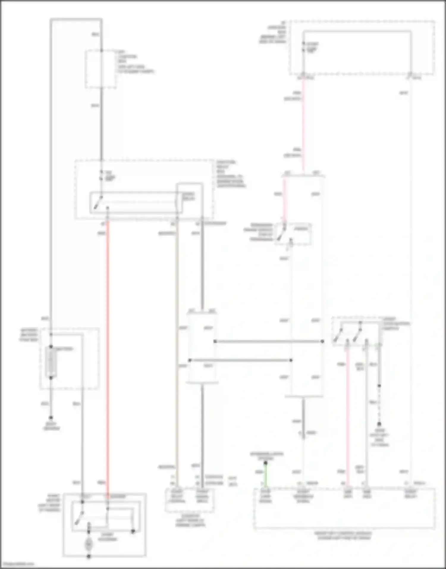 Rio Kia III (2011-2015): Starting circuit, w/ smart key & w/o isg