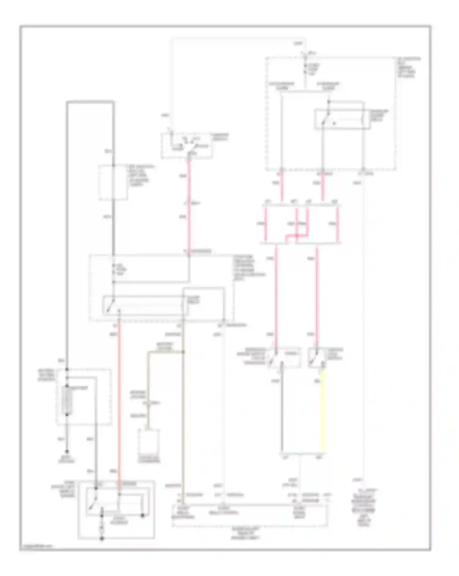 Rio Kia III (2011-2015): Starting circuit, without smart key & with isg