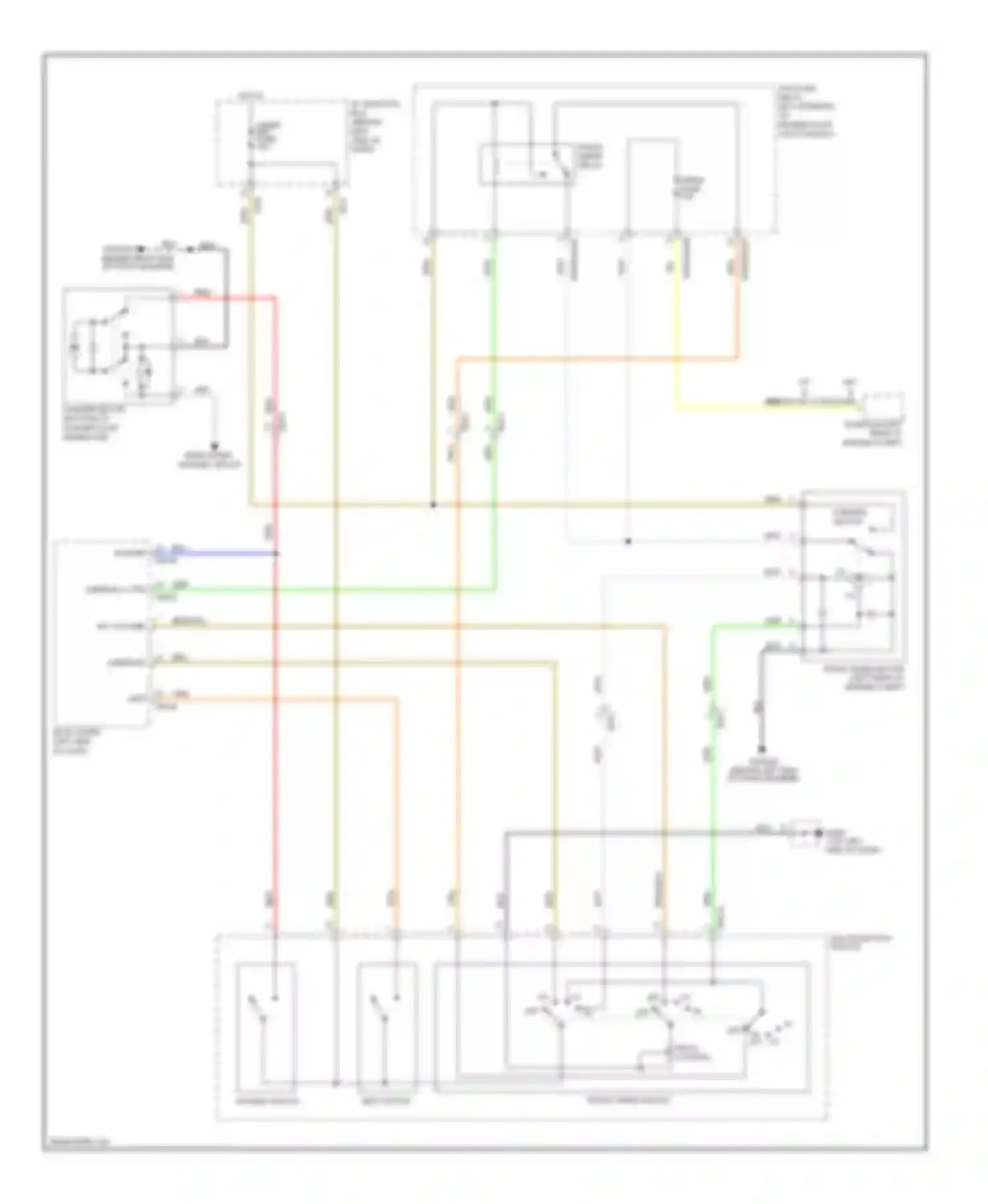 Rio Kia III (2011-2015): Front wiper/washer circuit, without rain sensor