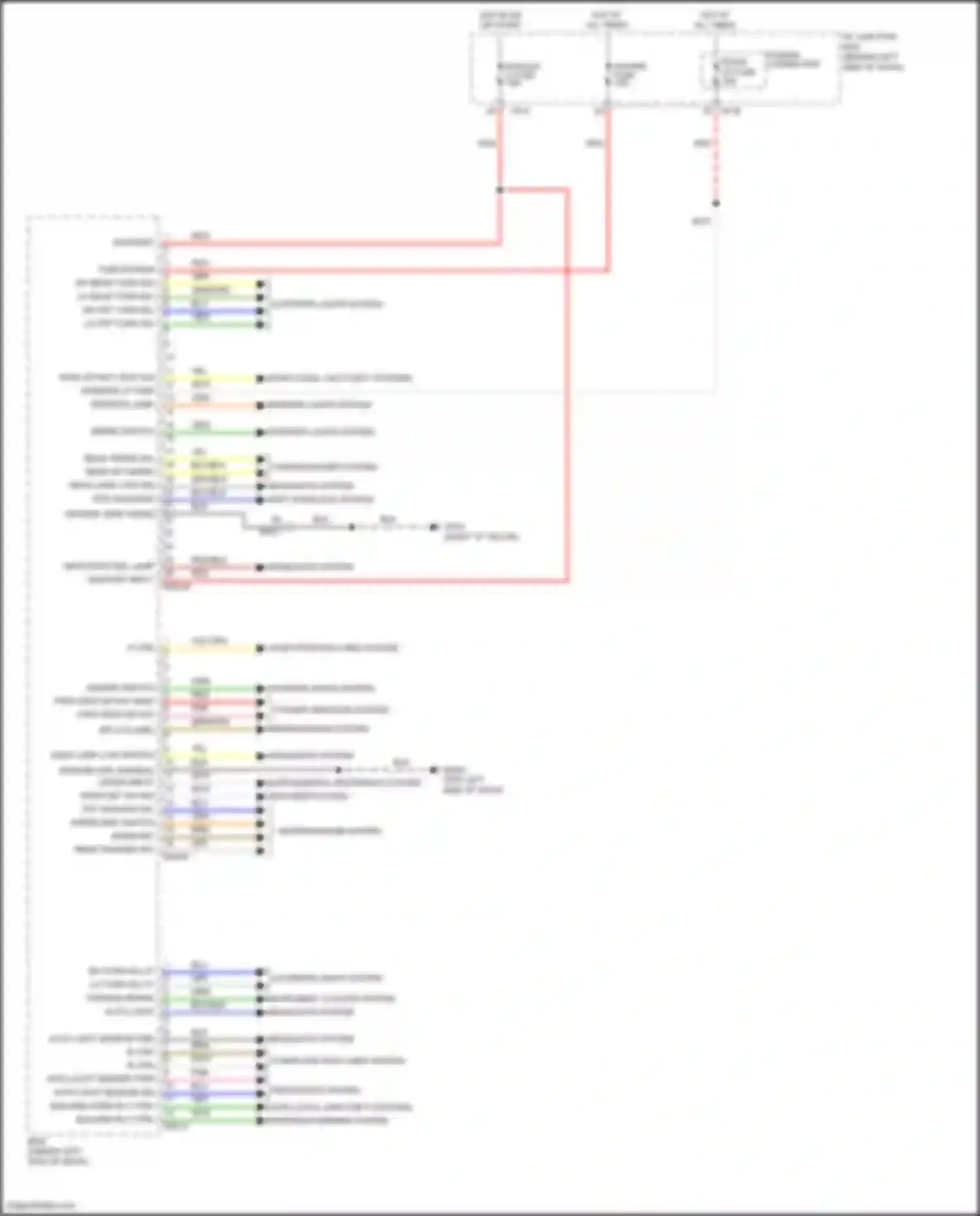 Wiring diagram auto light sensor sig for Kia Rio III (2011-2015) (1 of 1)
