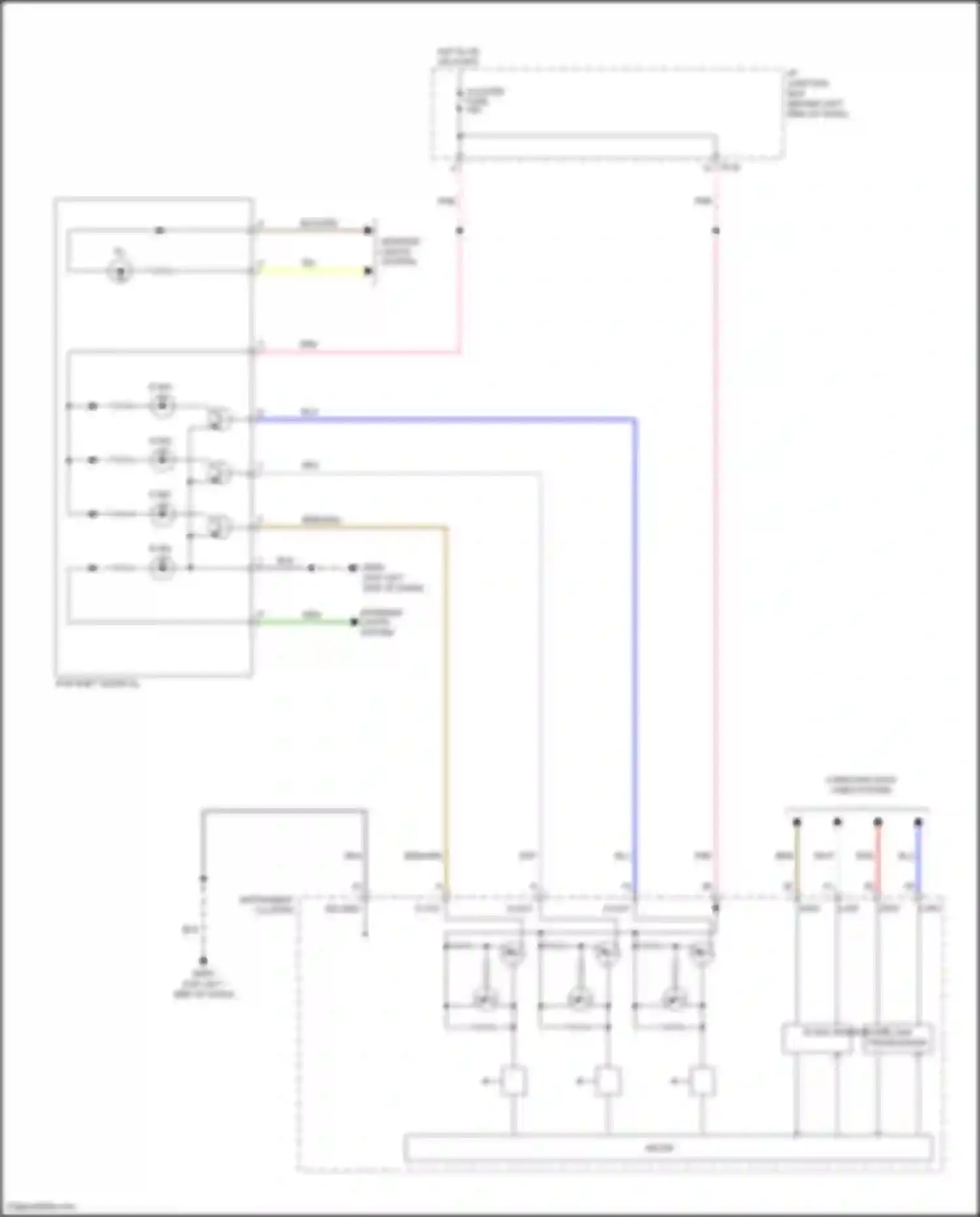 Wiring diagram blk for Kia Rio III (2011-2015) (90 of 126)