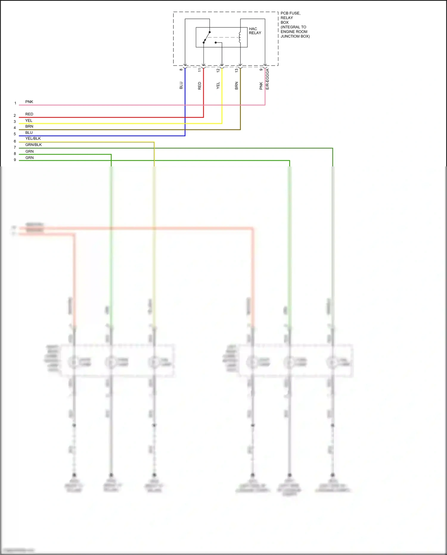 Wiring diagram blu for Kia Rio III (2011-2015) (33 of 102)