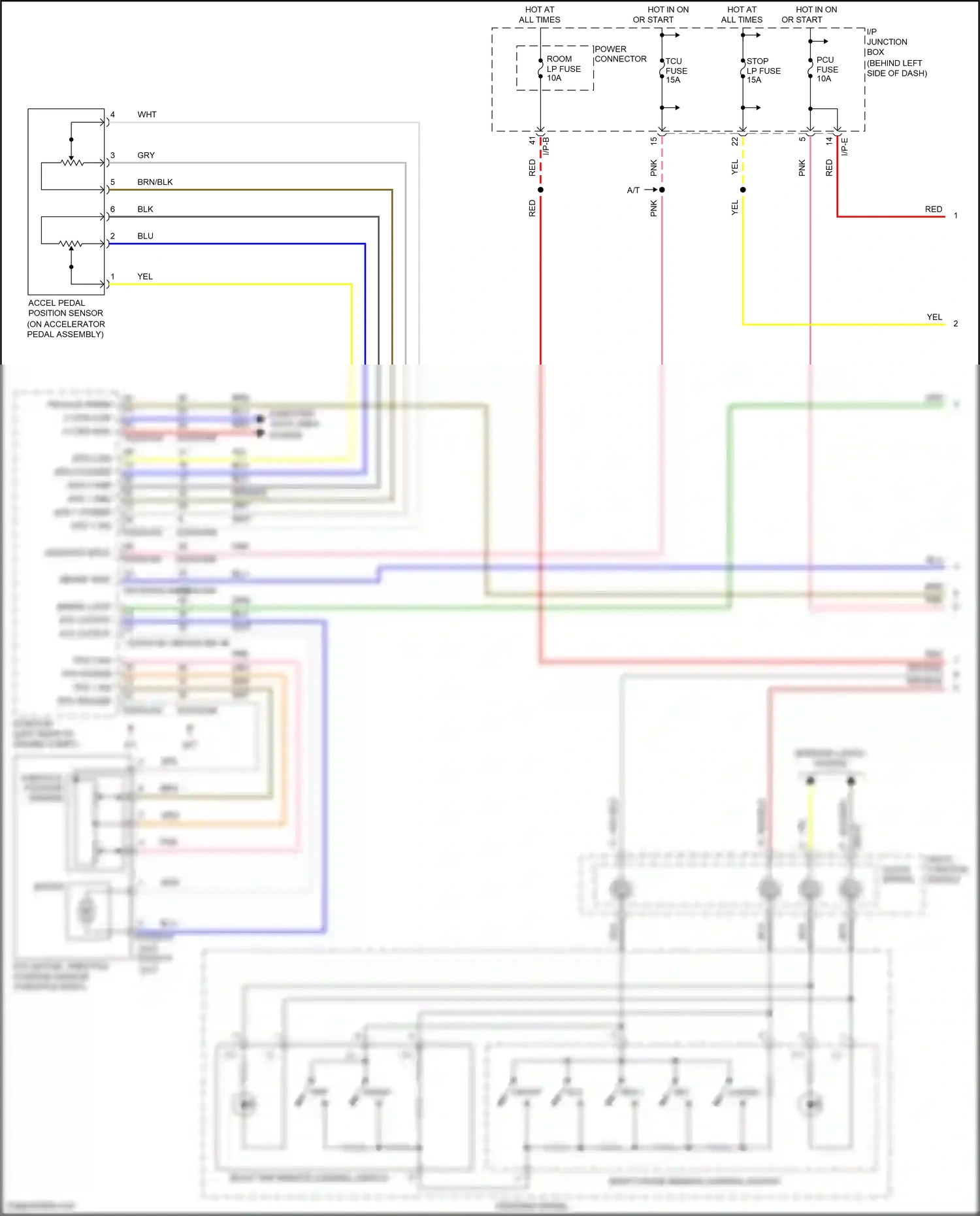 Wiring diagram brn for Kia Rio III (2011-2015) (15 of 95)