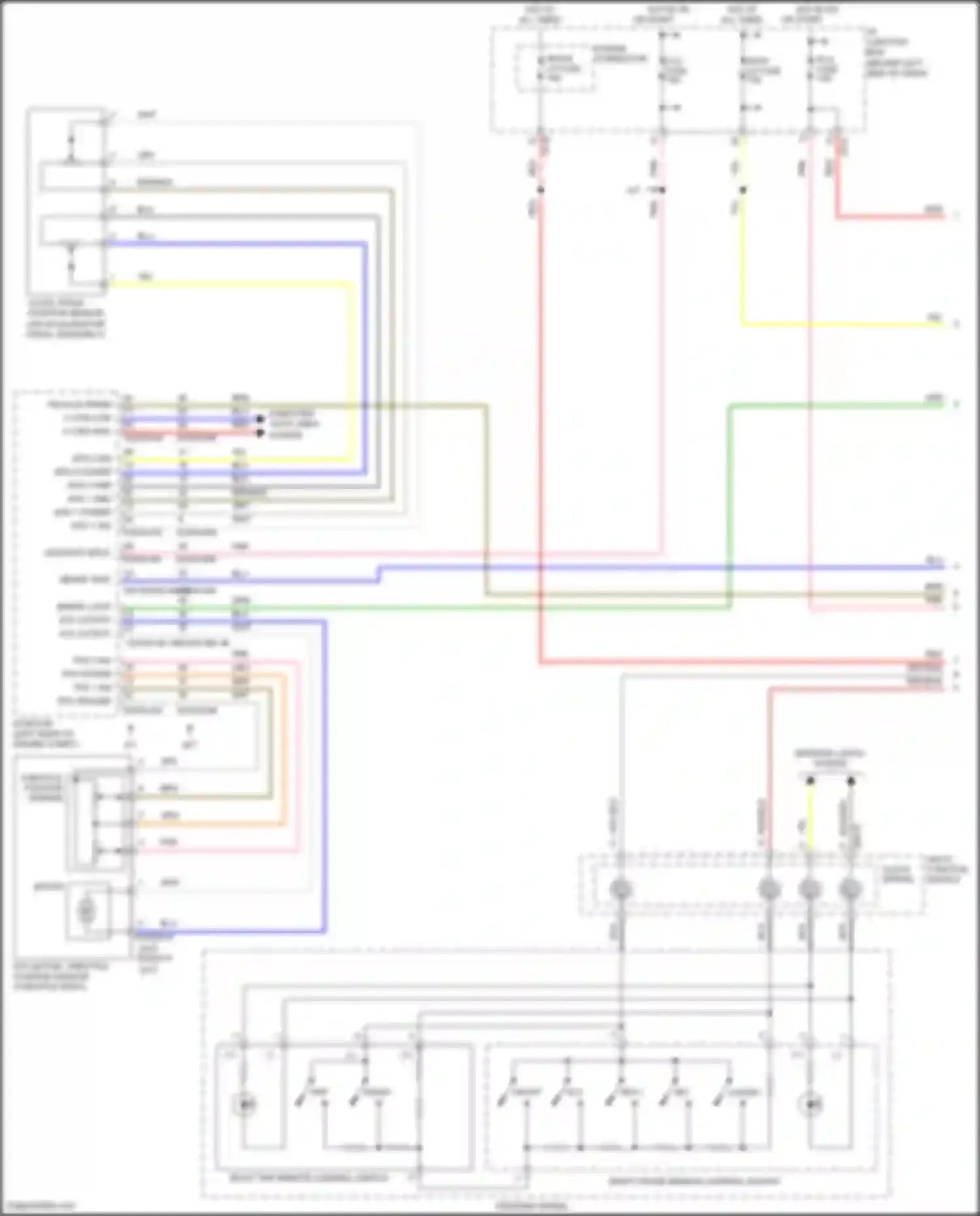 Wiring diagram c-can low for Kia Rio III (2011-2015) (2 of 5)