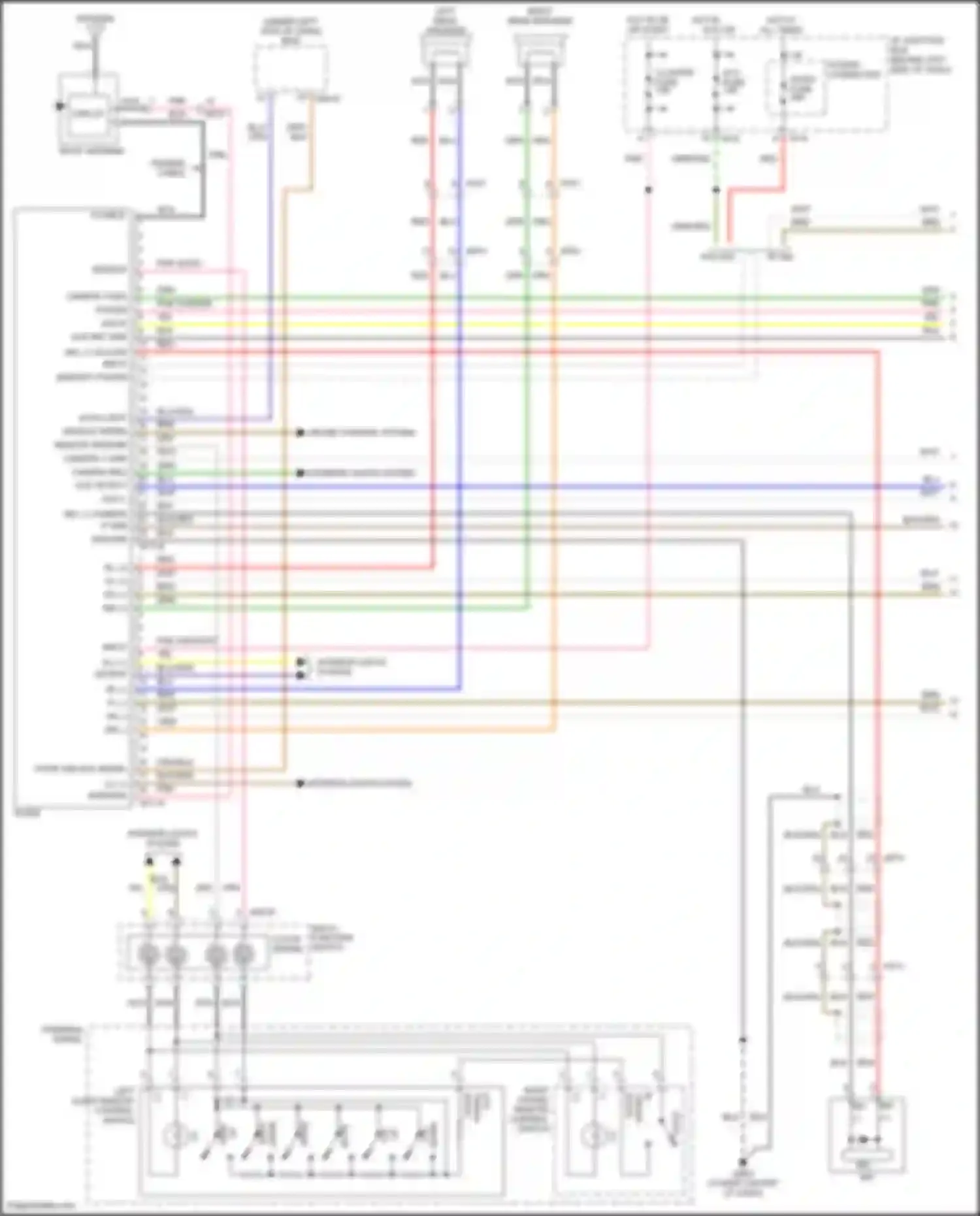 Wiring diagram cruise control system for Kia Rio III (2011-2015) (11 of 11)
