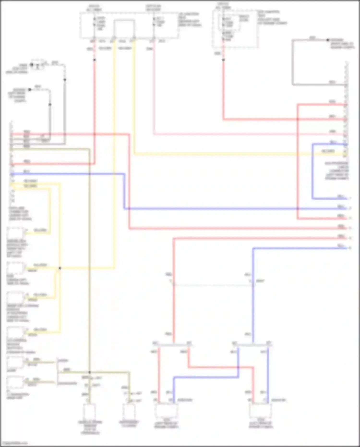 Wiring diagram e/r junction box for Kia Rio III (2011-2015) (3 of 17)