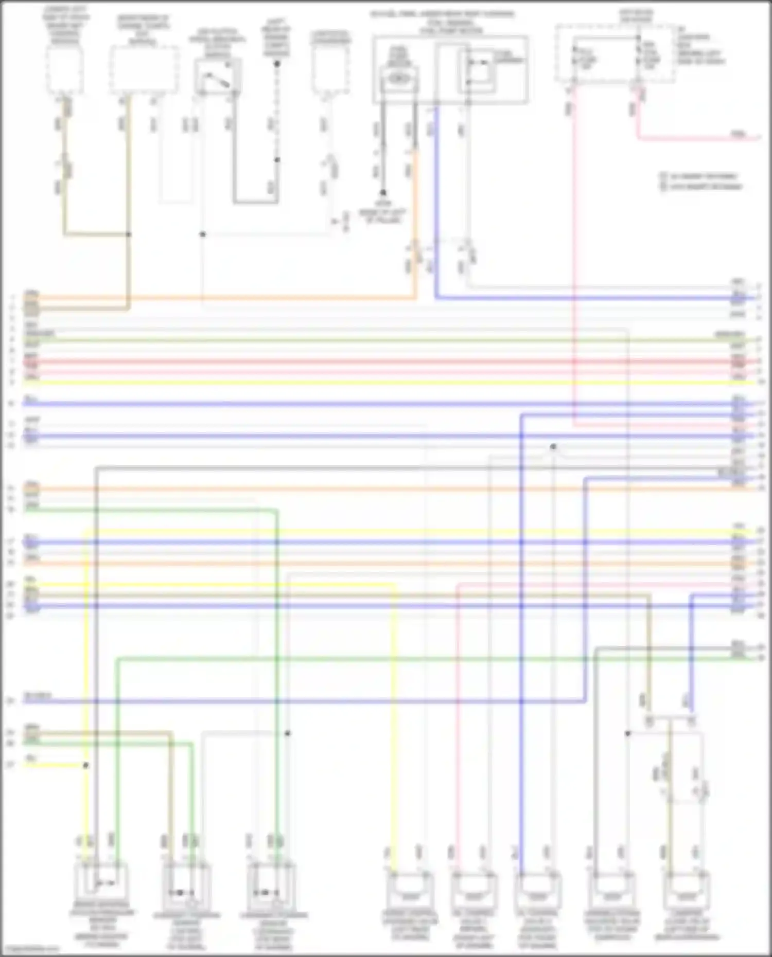 Wiring diagram esc module for Kia Rio III (2011-2015) (10 of 13)