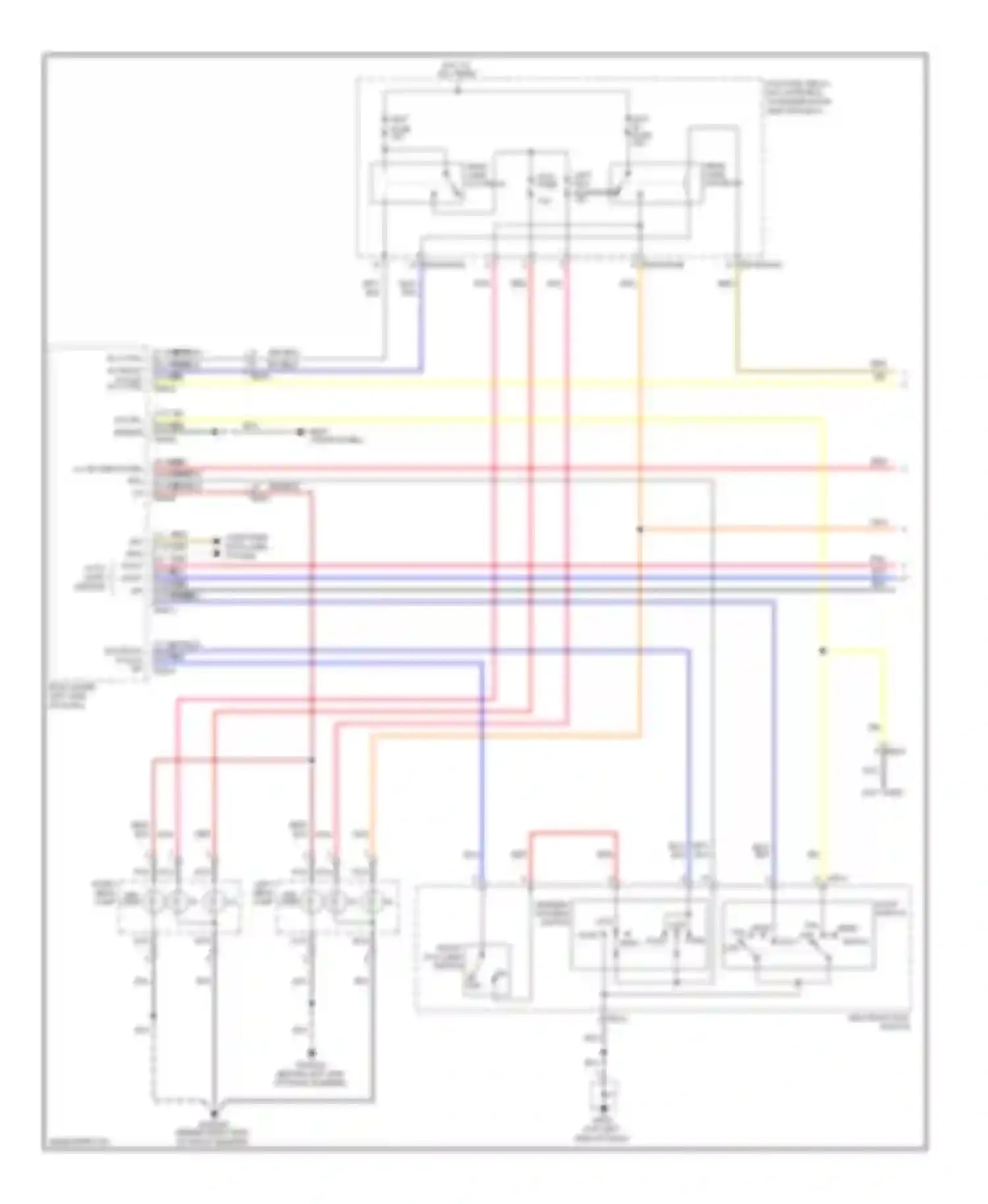 Wiring diagram head tail off auto off for Kia Rio III (2011-2015) (1 of 2)