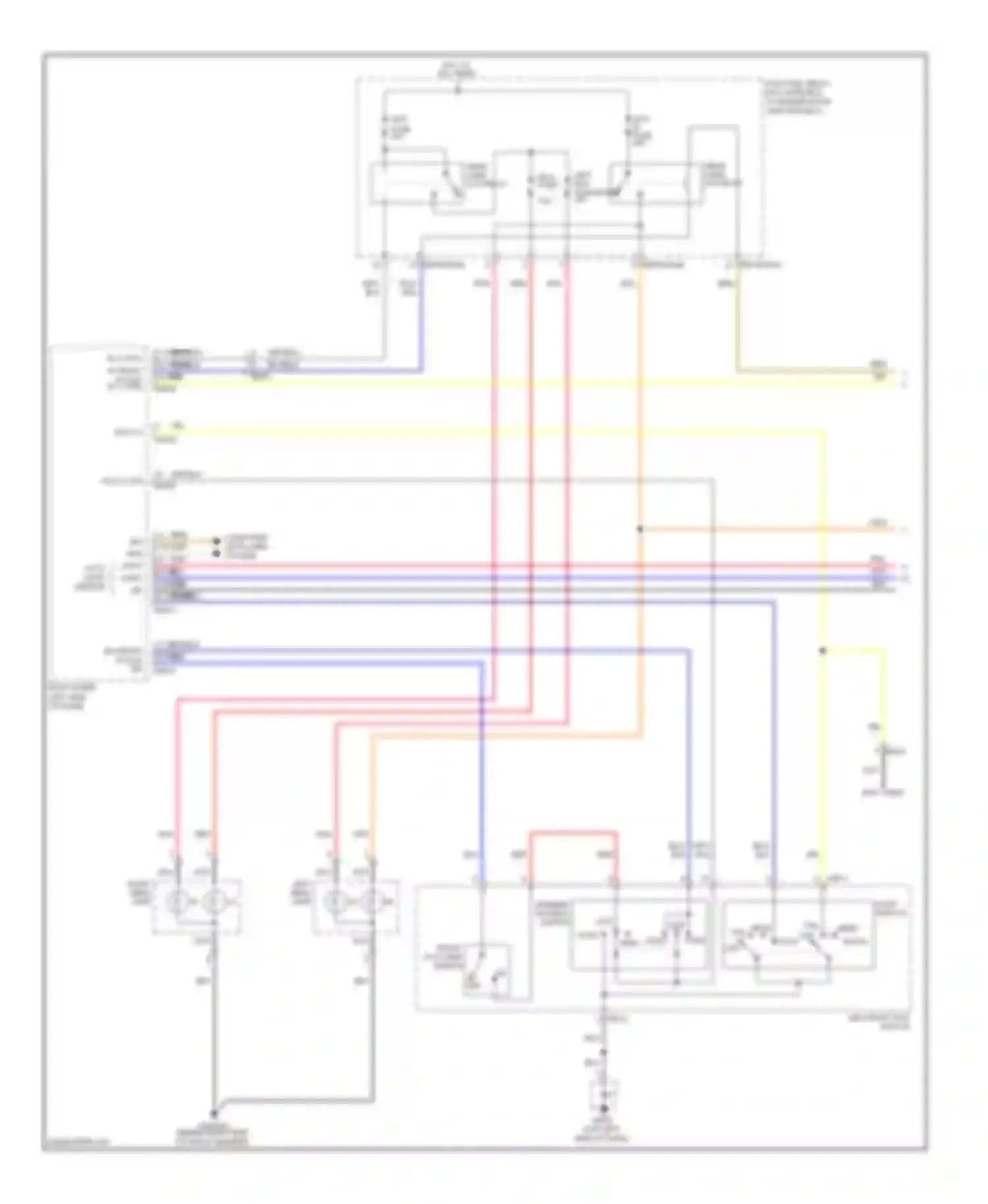 Wiring diagram h/lp lo sig for Kia Rio III (2011-2015) (2 of 3)