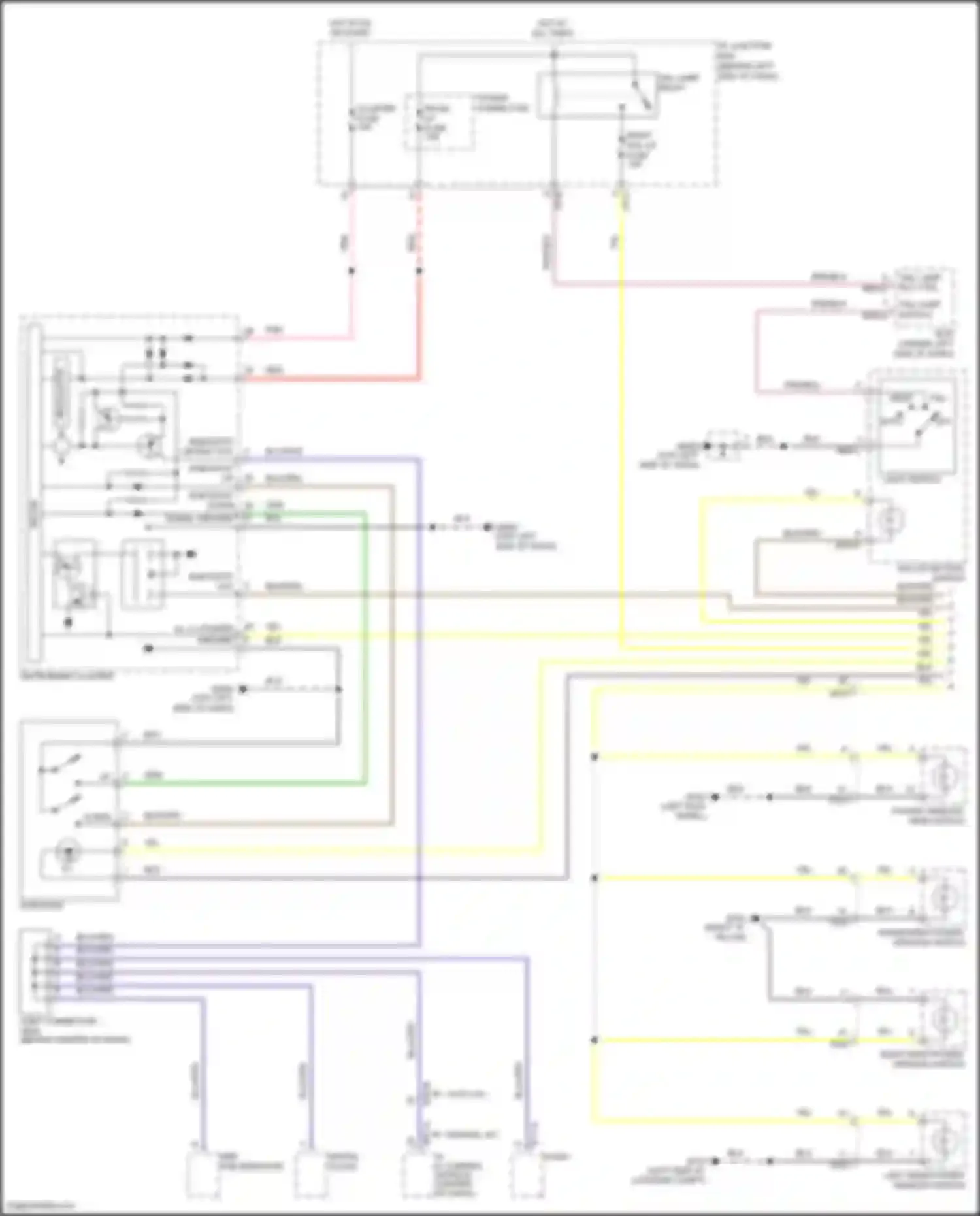 Wiring diagram joint connector for Kia Rio III (2011-2015) (4 of 6)