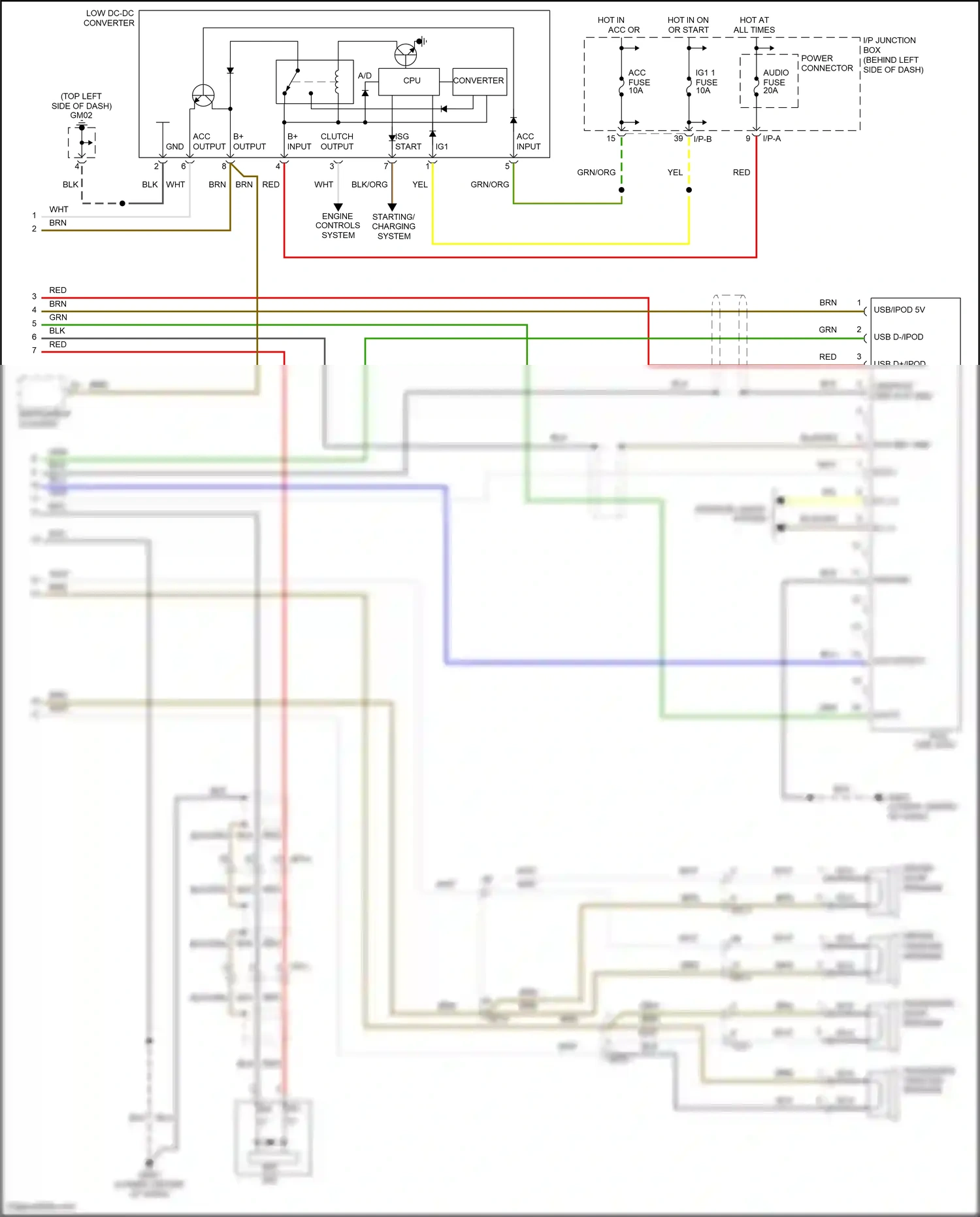 Wiring diagram nca for Kia Rio III (2011-2015) (64 of 76)