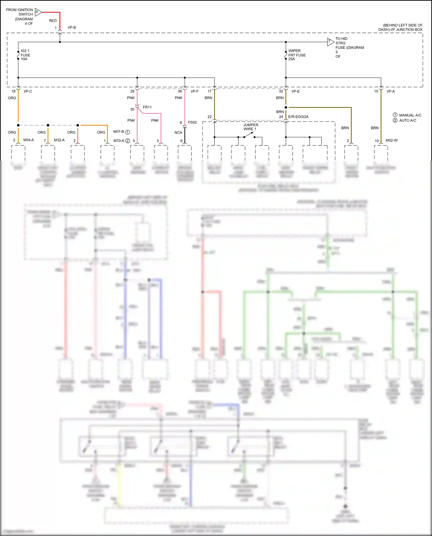 Kia Rio III (2011-2015) red wiring diagram  (58 of 112)