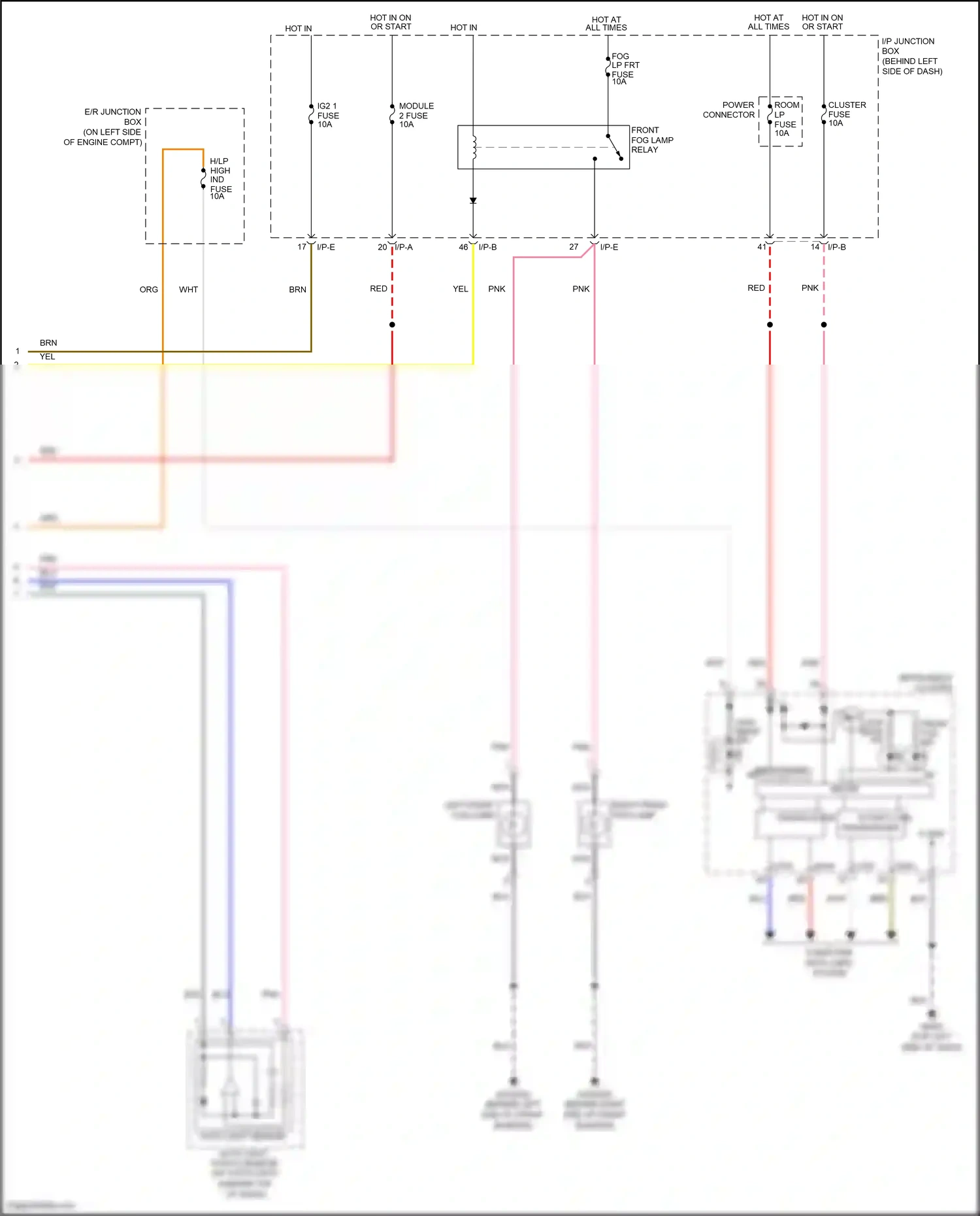 Kia Rio III (2011-2015) red wiring diagram  (92 of 112)