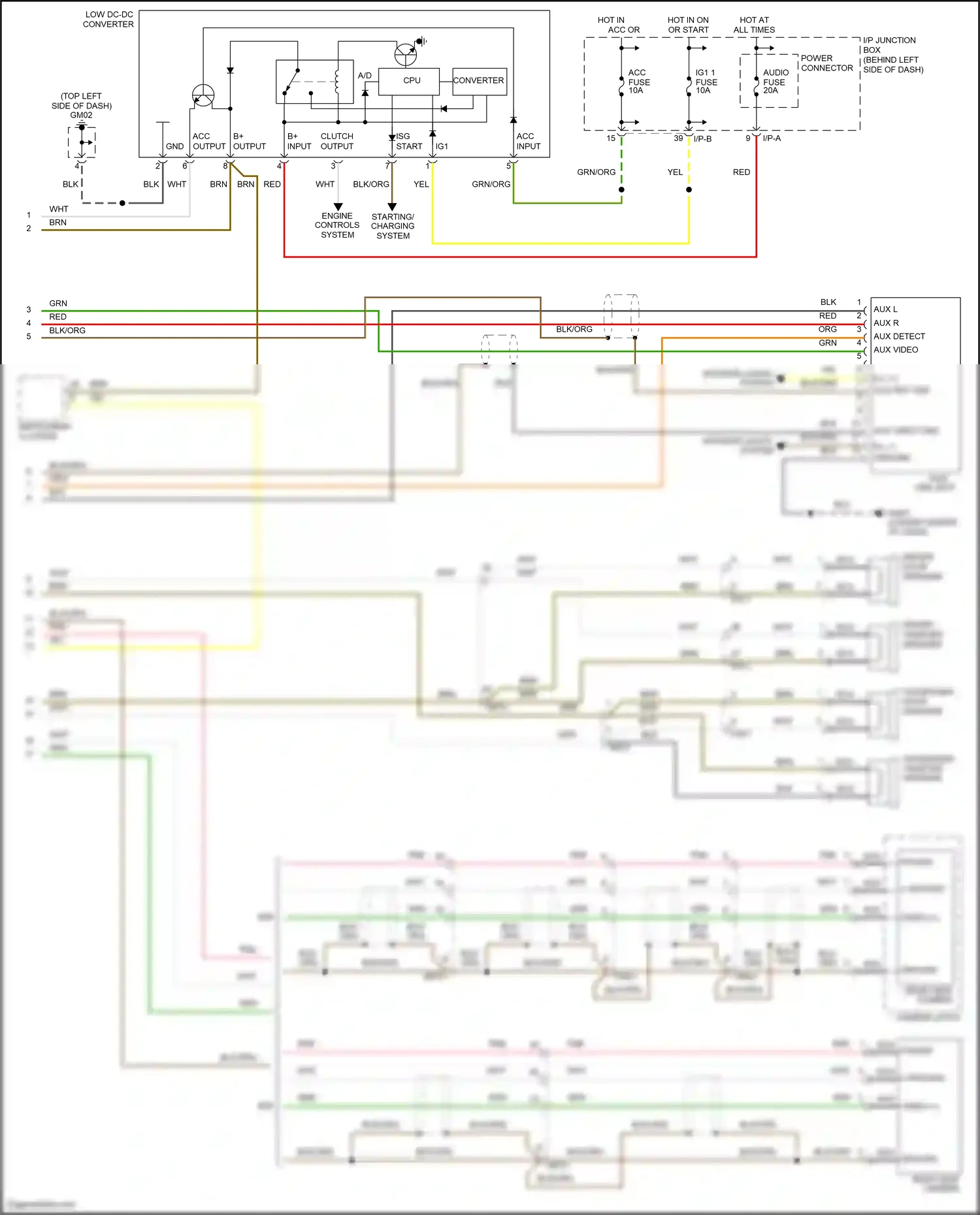 Kia Rio III (2011-2015) red wiring diagram  (99 of 112)