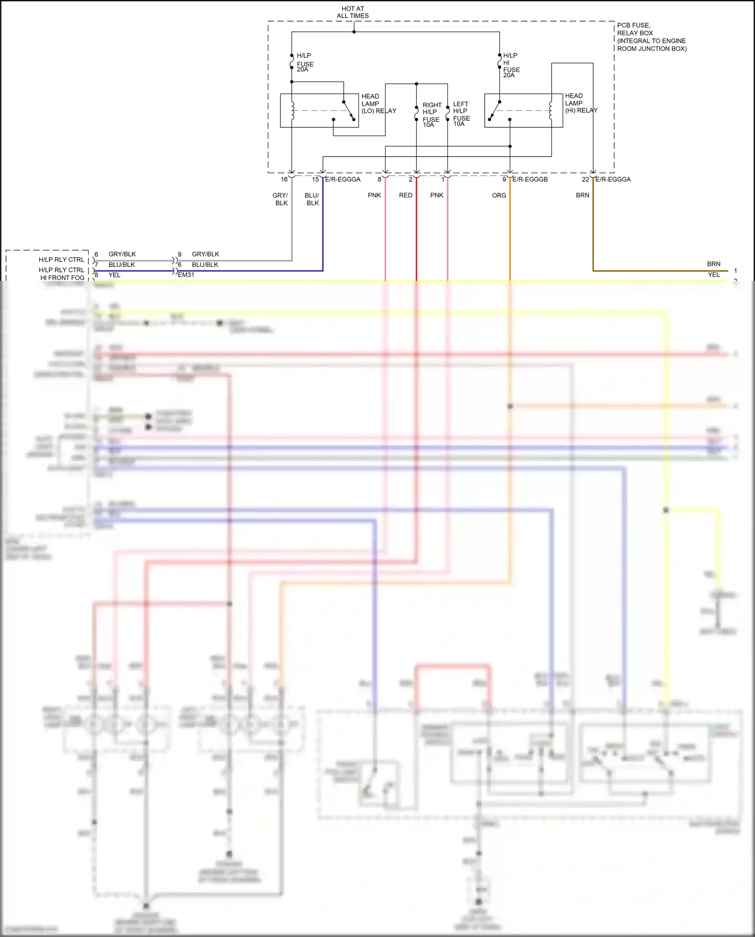 Kia Rio III (2011-2015) red wiring diagram  (91 of 112)