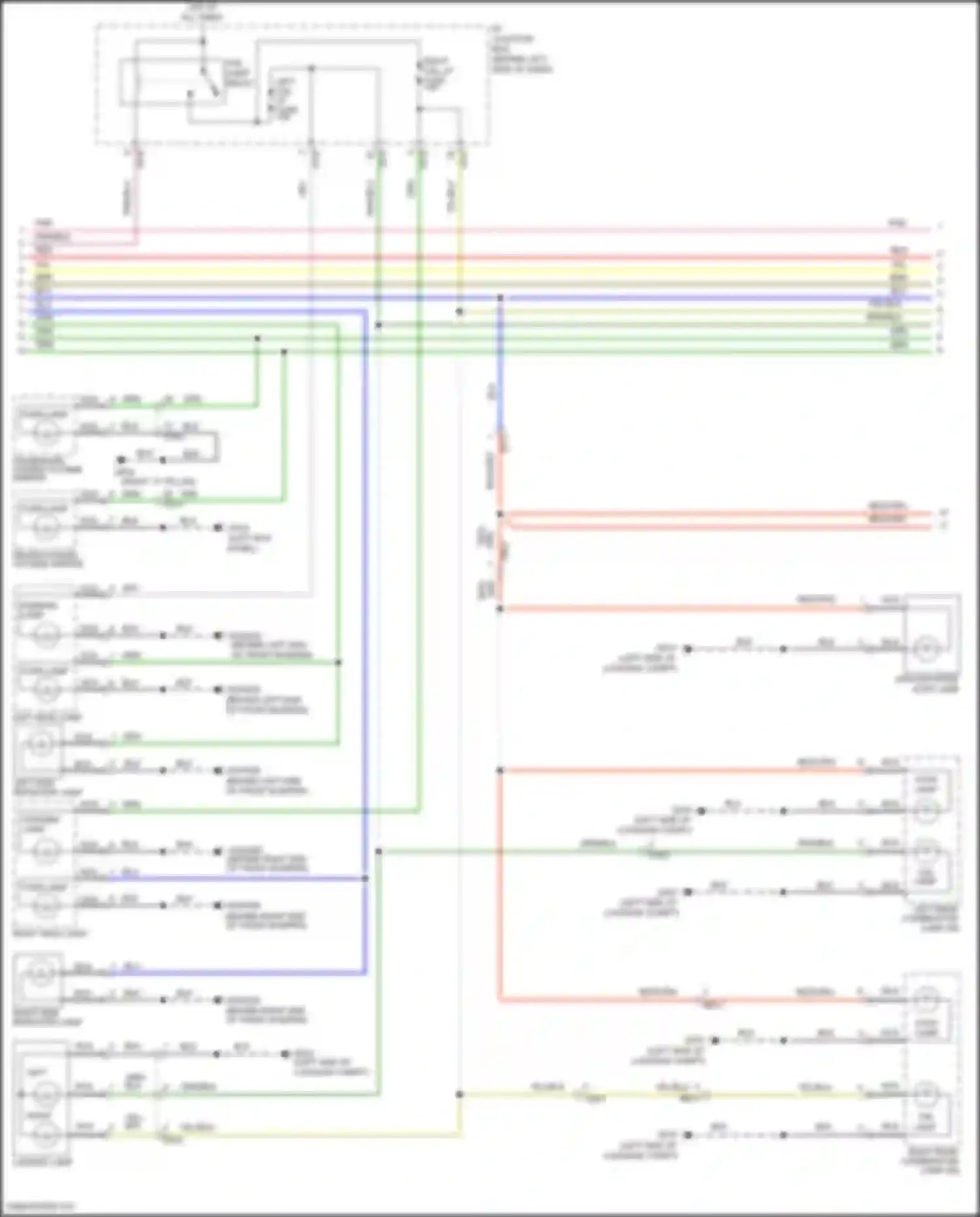 Wiring diagram red/org for Kia Rio III (2011-2015) (3 of 4)