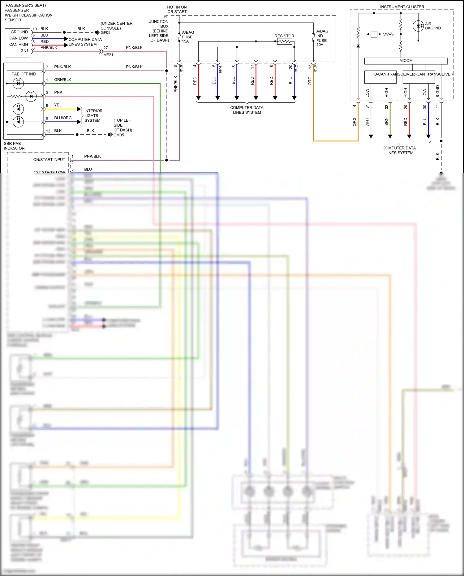 Wiring diagram s gnd for Kia Rio III (2011-2015) (5 of 5)