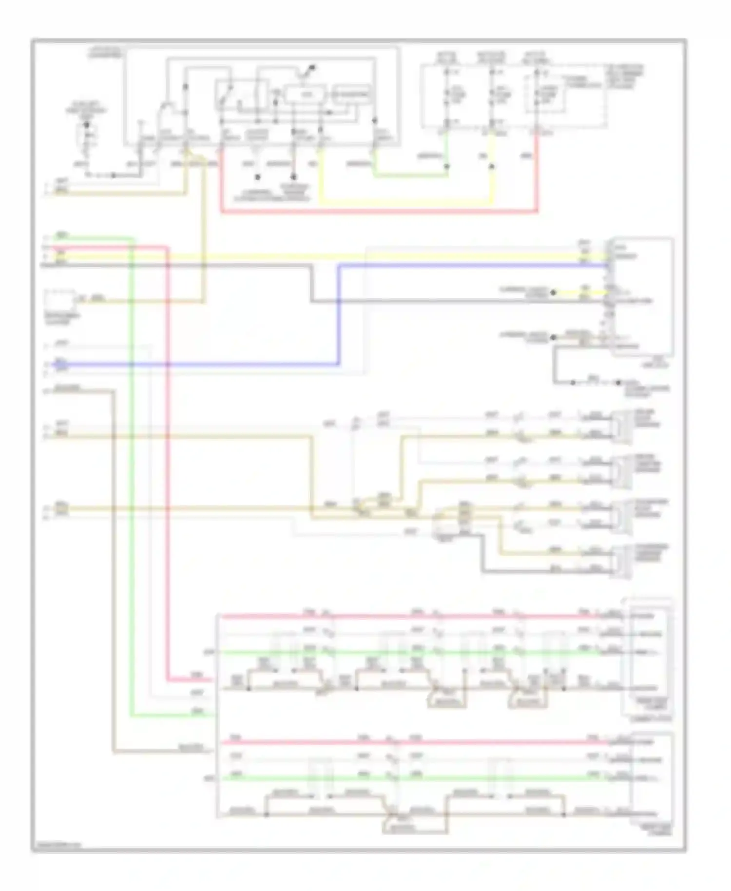 Wiring diagram starting/ engine charging controls system system for Kia Rio III (2011-2015) (1 of 1)