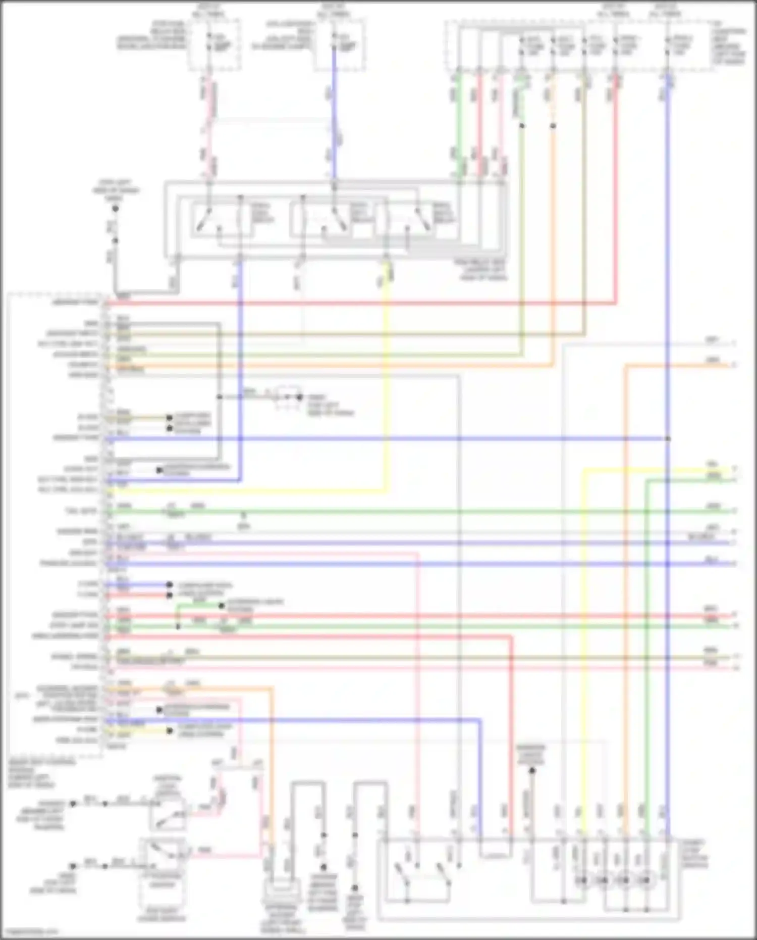Wiring diagram starting/charging system for Kia Rio III (2011-2015) (3 of 5)