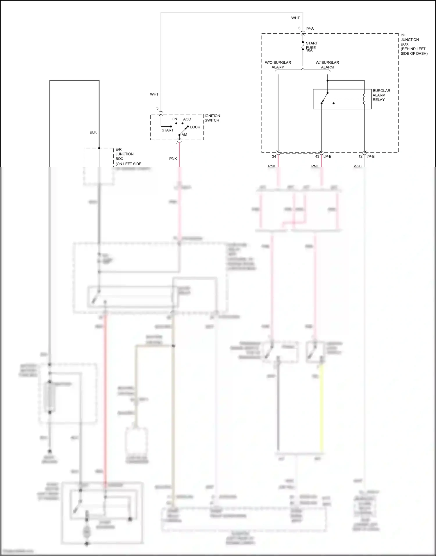 Kia Rio III (2011-2015) transaxle wiring diagram  (3 of 4)