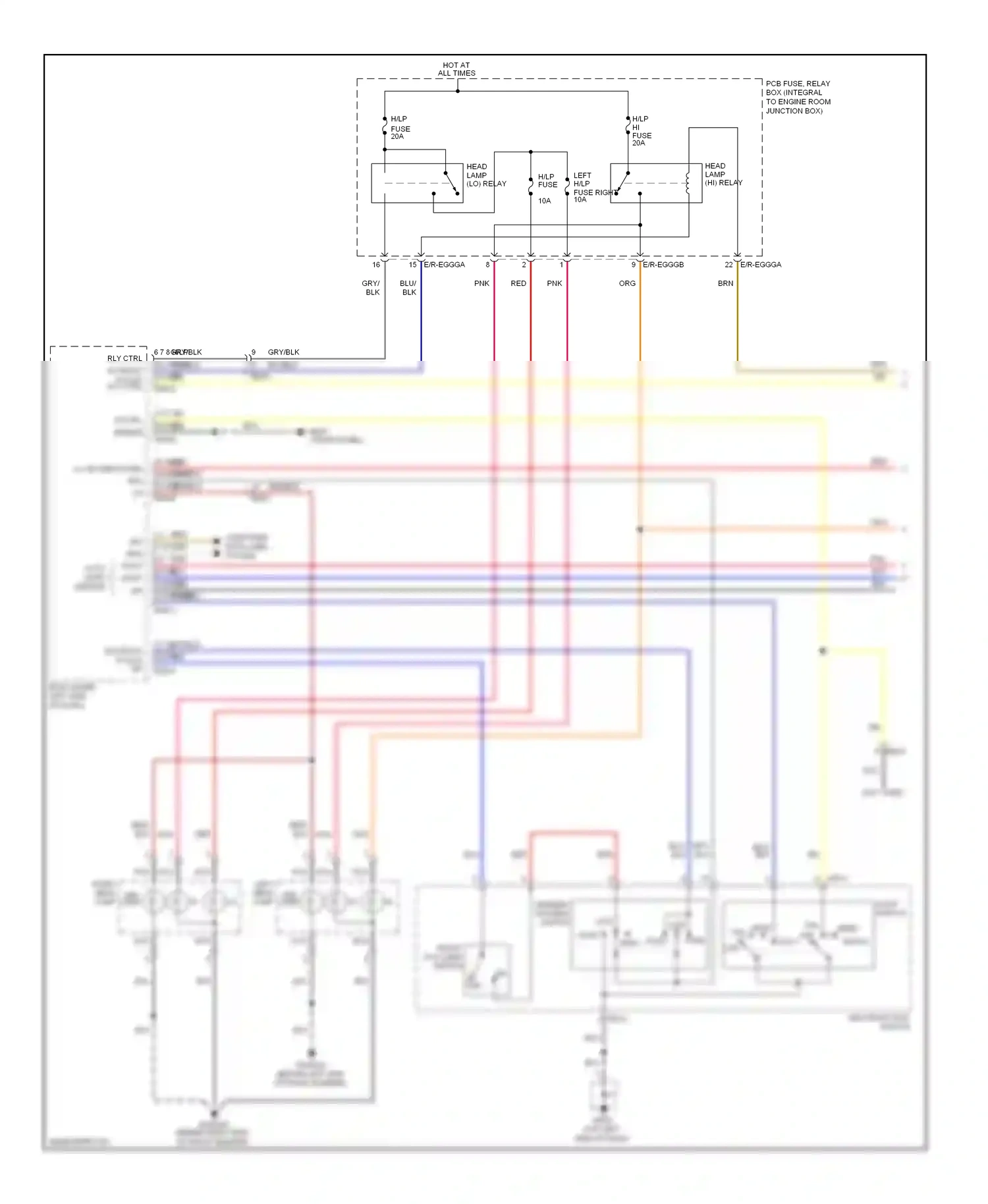 Wiring diagram yel for Kia Rio III (2011-2015) (34 of 100)