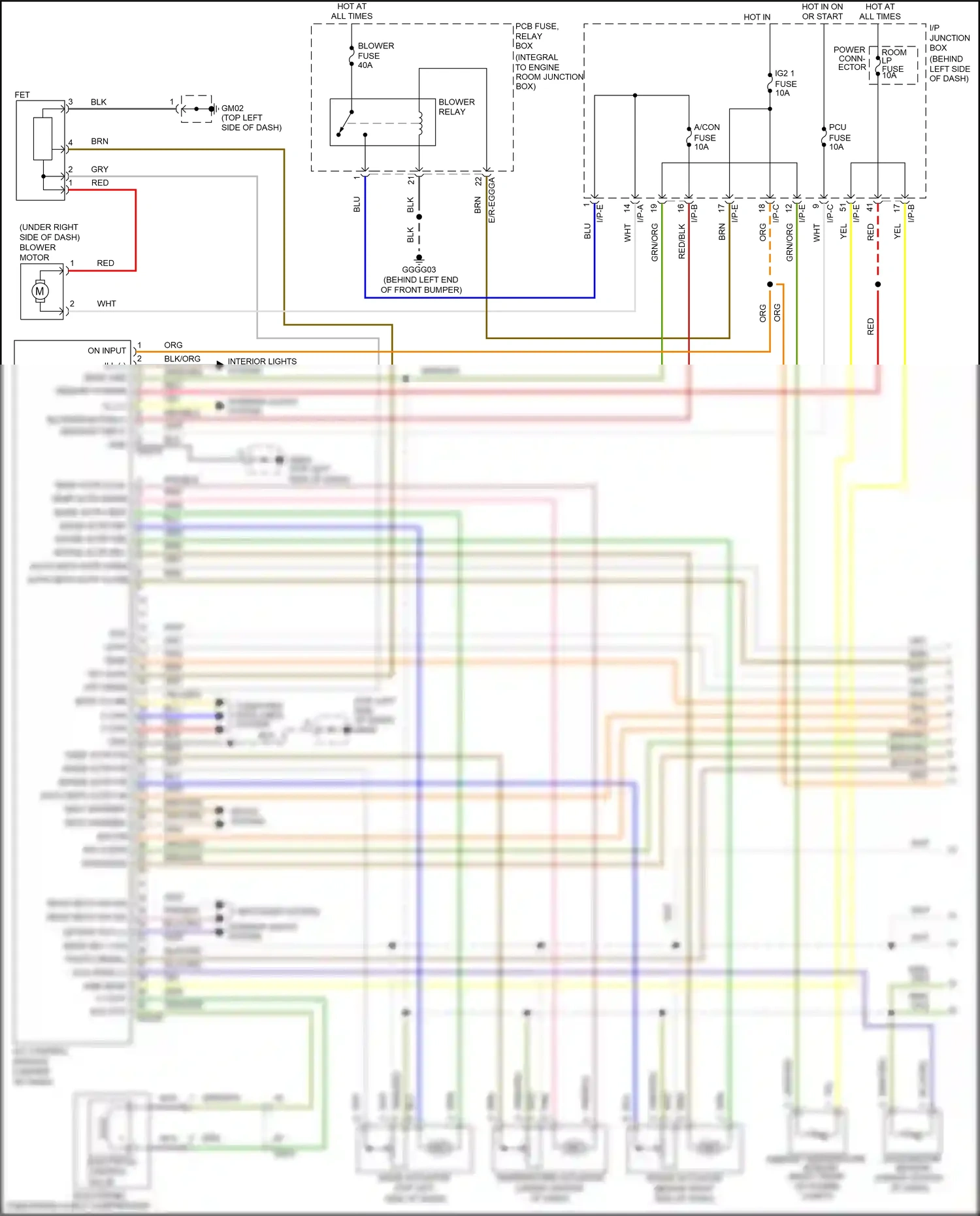 Wiring diagram yel for Kia Rio III (2011-2015) (3 of 100)