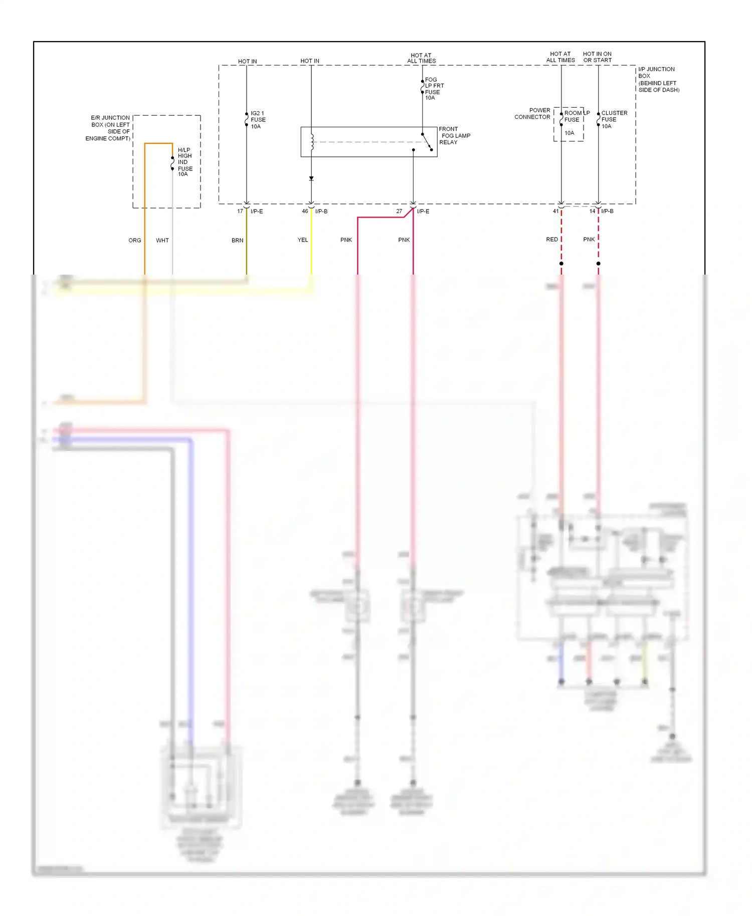 Wiring diagram yel for Kia Rio III (2011-2015) (37 of 100)