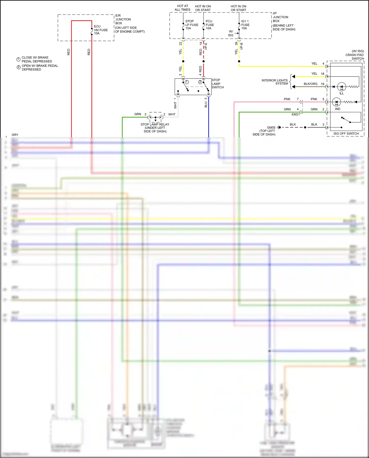 Wiring diagram yel for Kia Rio III (2011-2015) (20 of 100)