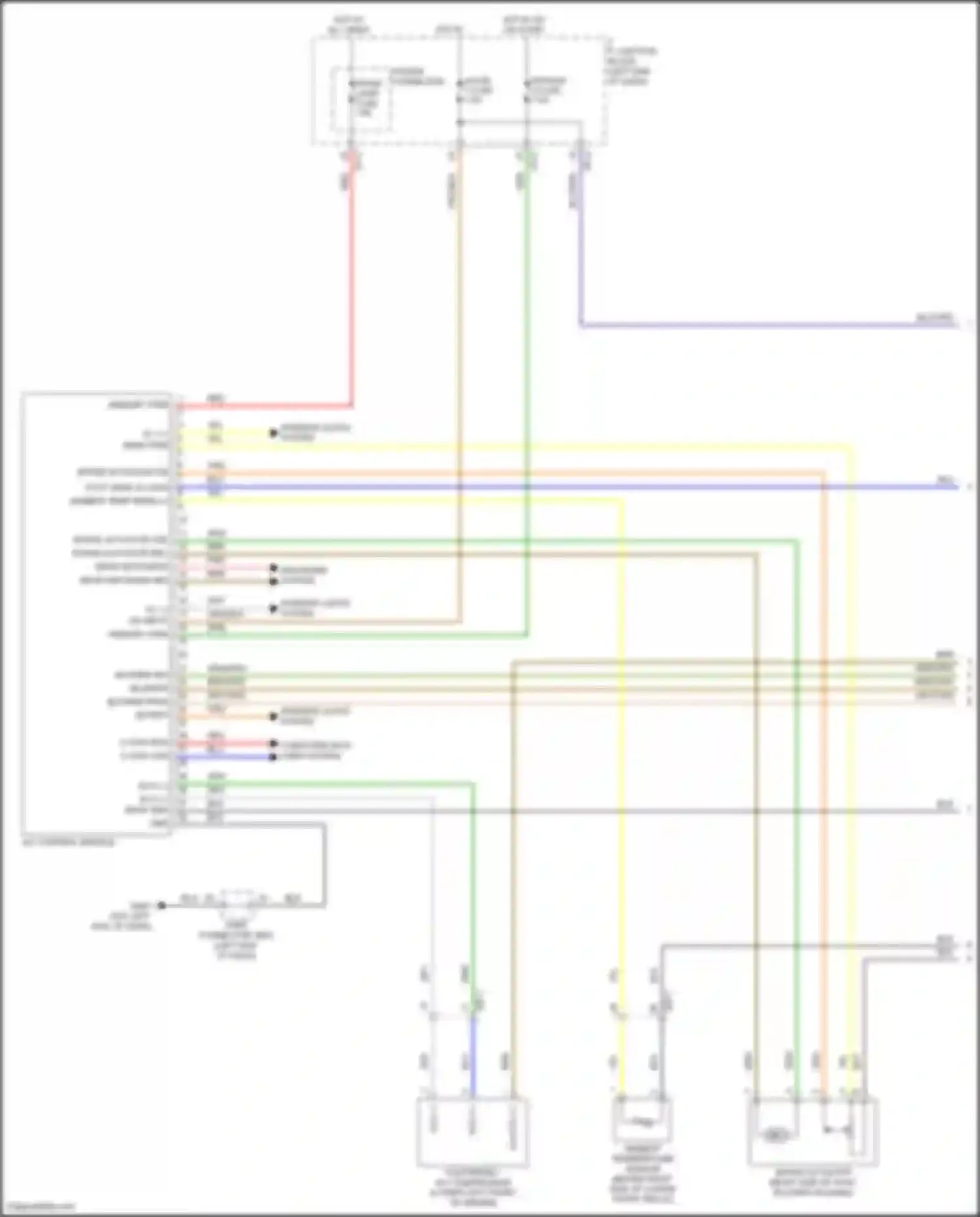 Rio Kia IV facelift (2020-2024): Manual a/c circuit (1 of 3)
