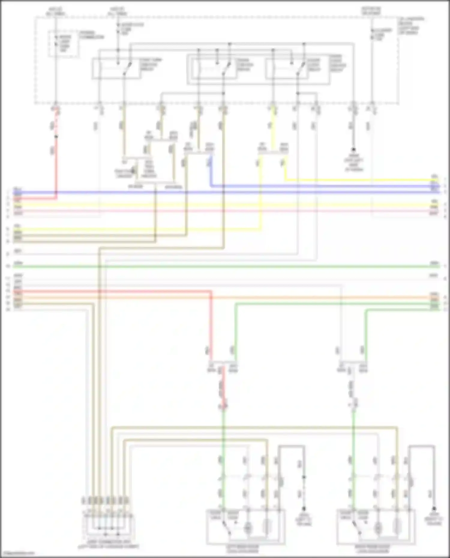 Rio Kia IV facelift (2020-2024): Forced entry circuit (2 of 3)