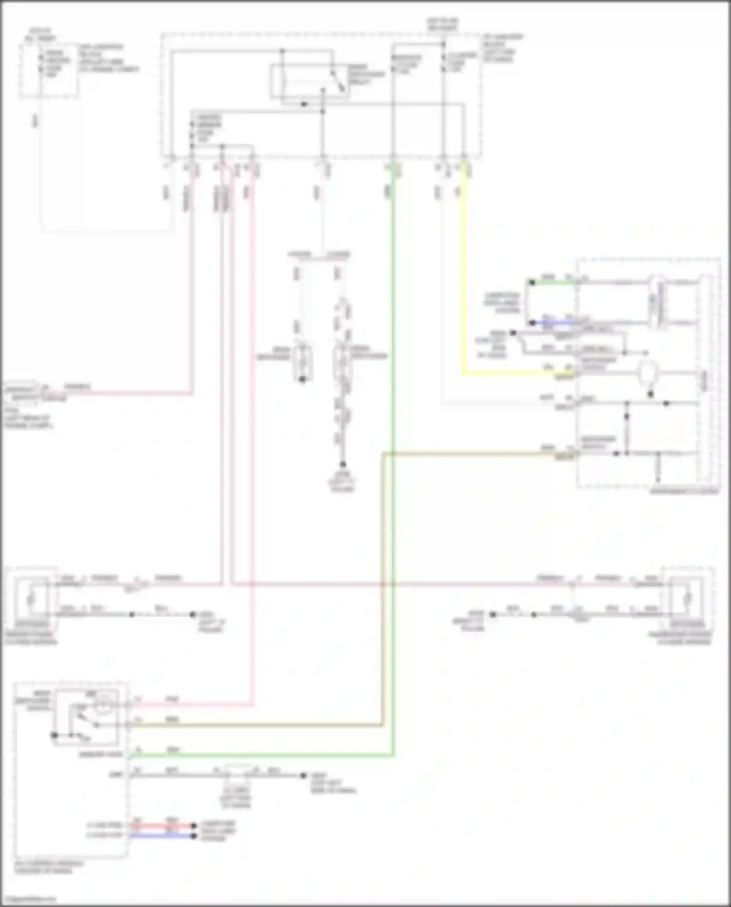 Rio Kia IV facelift (2020-2024): Defoggers circuit, w/o auto defogger