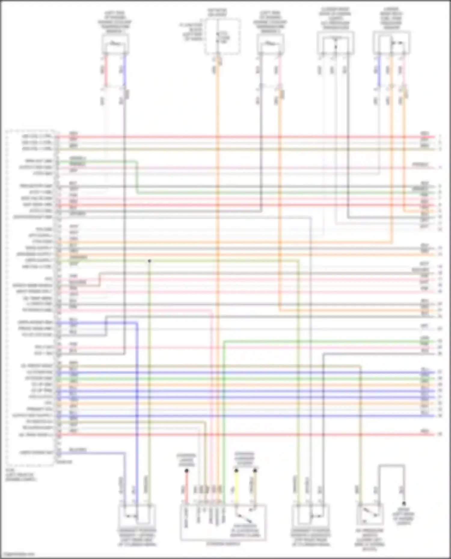 Rio Kia IV facelift (2020-2024): Wiring diagram engine performance 1.6l (1 of 7)