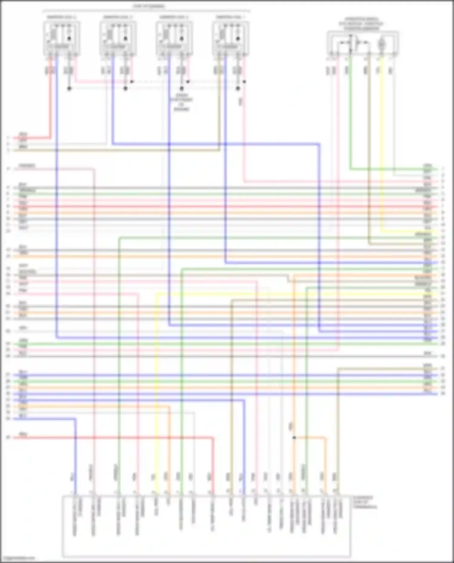 Rio Kia IV facelift (2020-2024): Wiring diagram engine performance 1.6l (2 of 7)