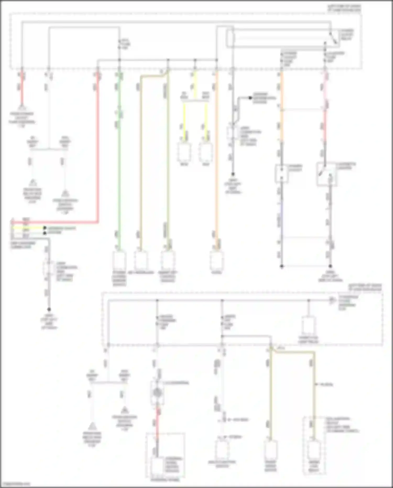 Rio Kia IV facelift (2020-2024): Power distribution circuit (4 of 8)
