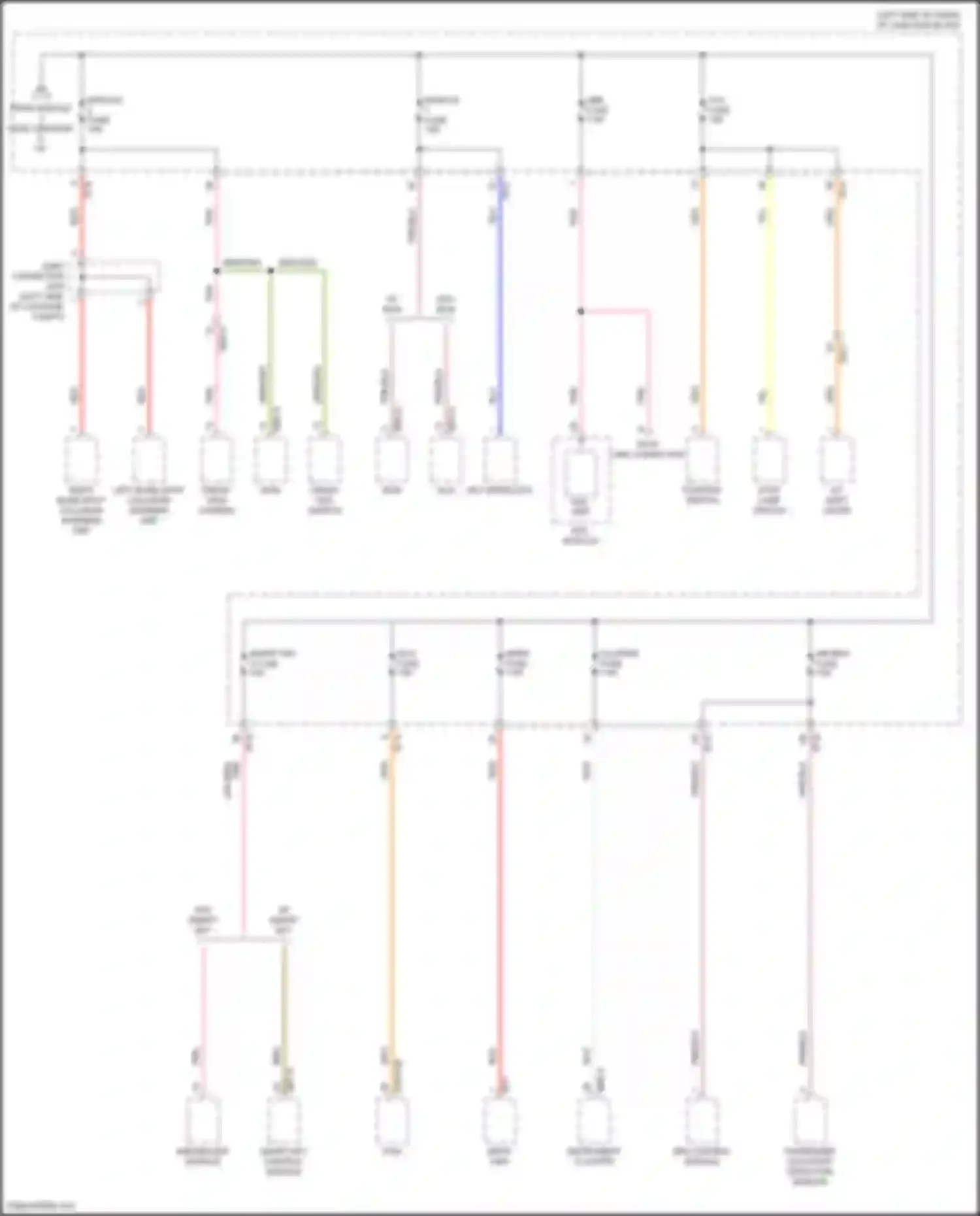 Rio Kia IV facelift (2020-2024): Power distribution circuit (7 of 8)