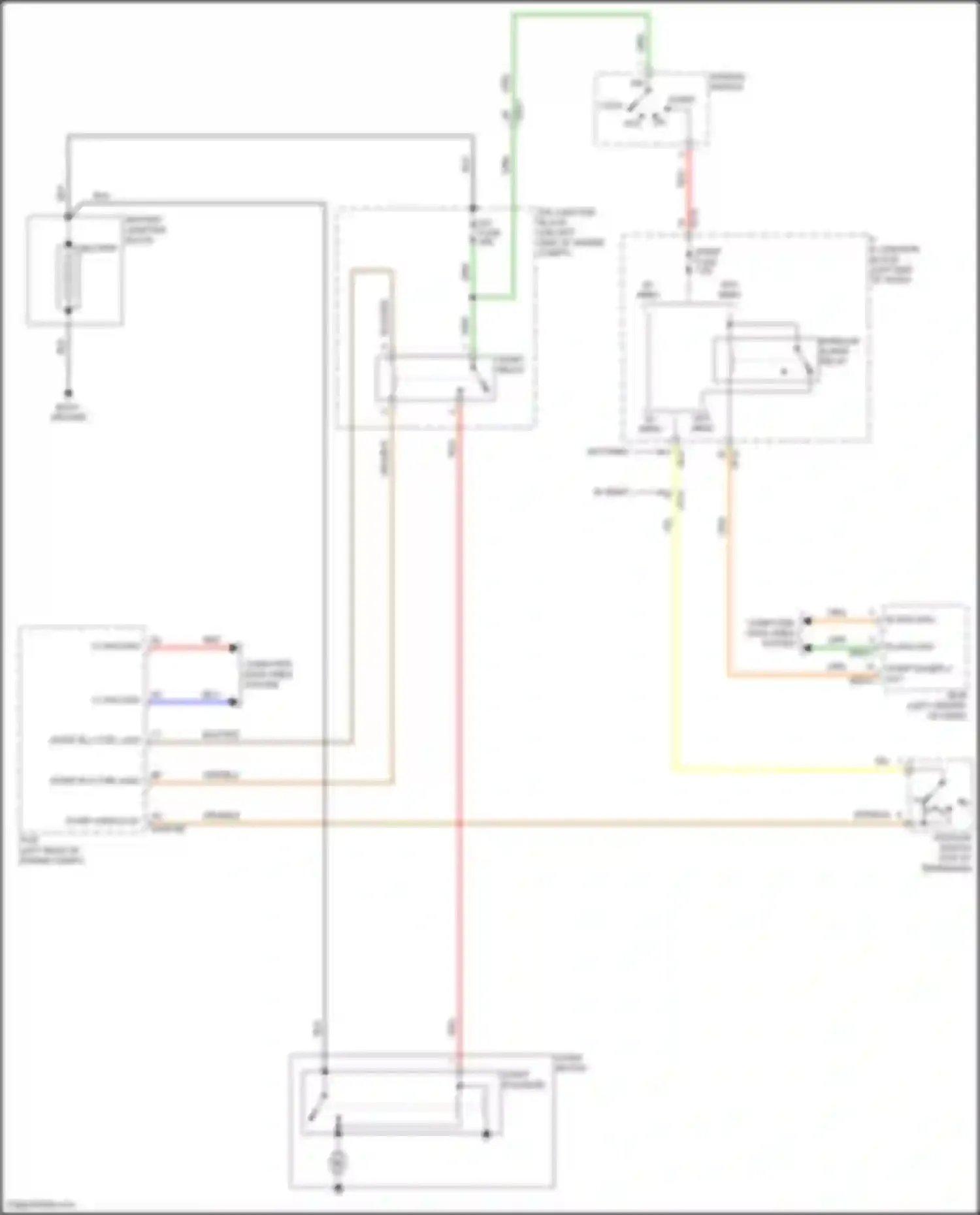 Rio Kia IV facelift (2020-2024): Starting circuit, w/o smart key