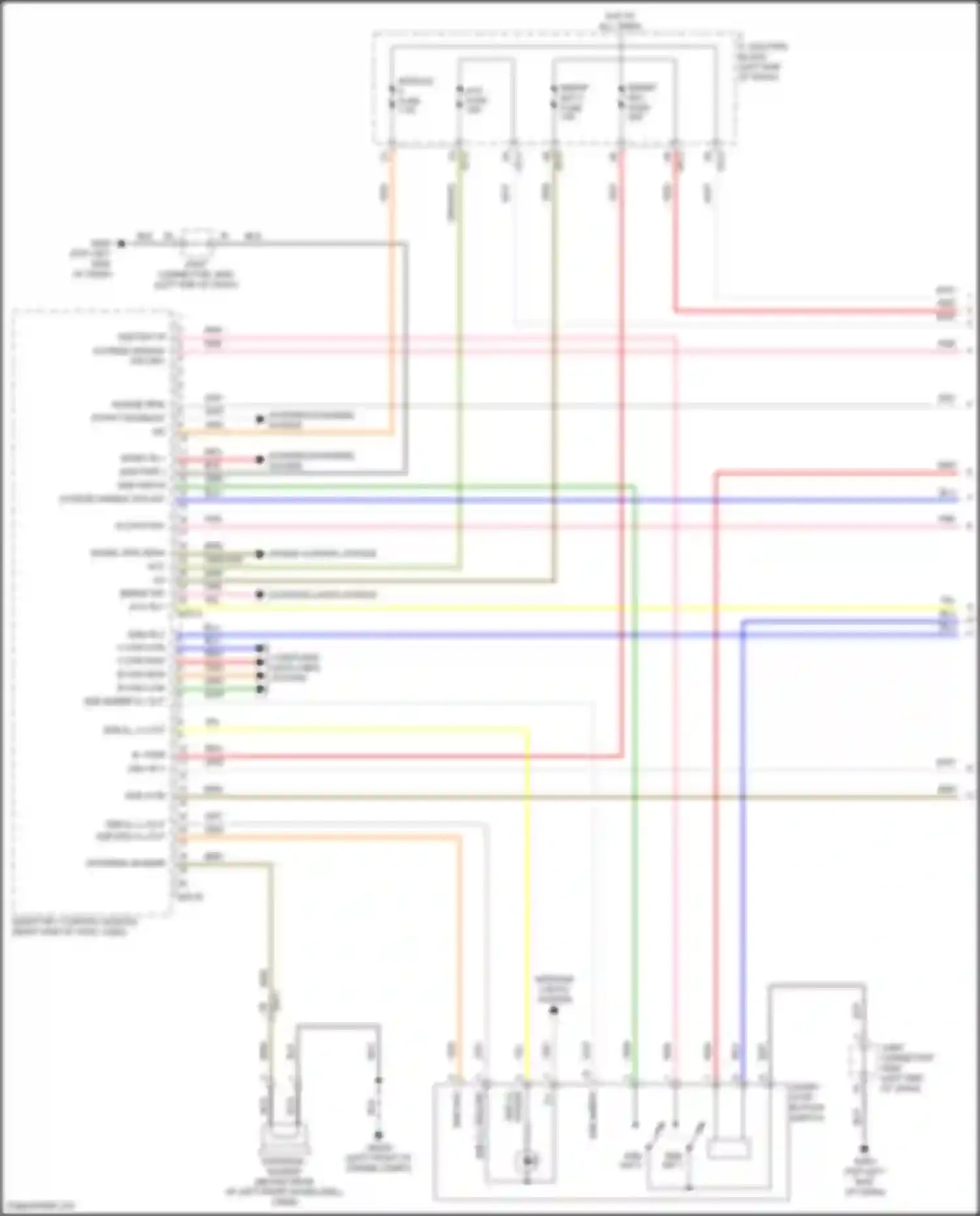 Wiring diagram blu for Kia Rio IV facelift (2020-2024) (31 of 84)