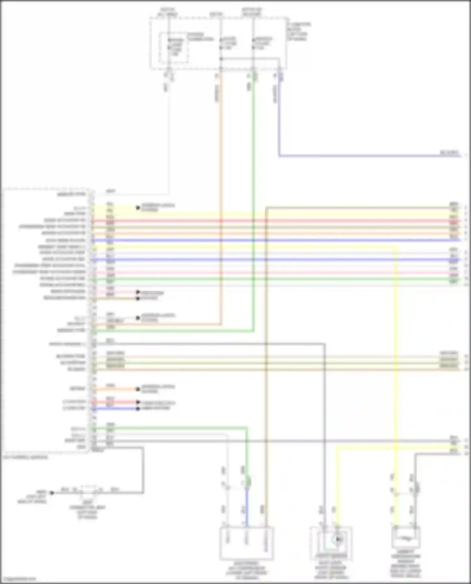 Wiring diagram computer data lines system for Kia Rio IV facelift (2020-2024) (21 of 56)