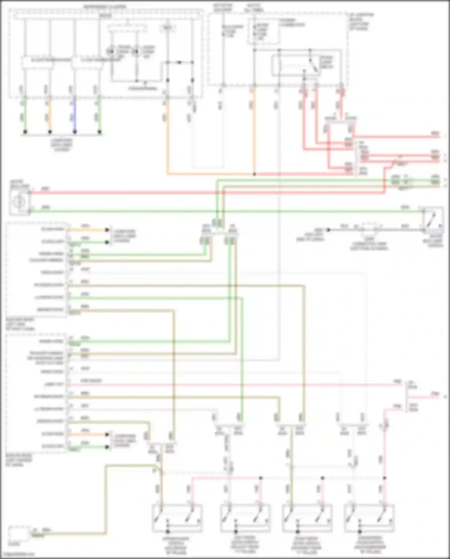 Wiring diagram (conventional for Kia Rio IV facelift (2020-2024) (1 of 6)